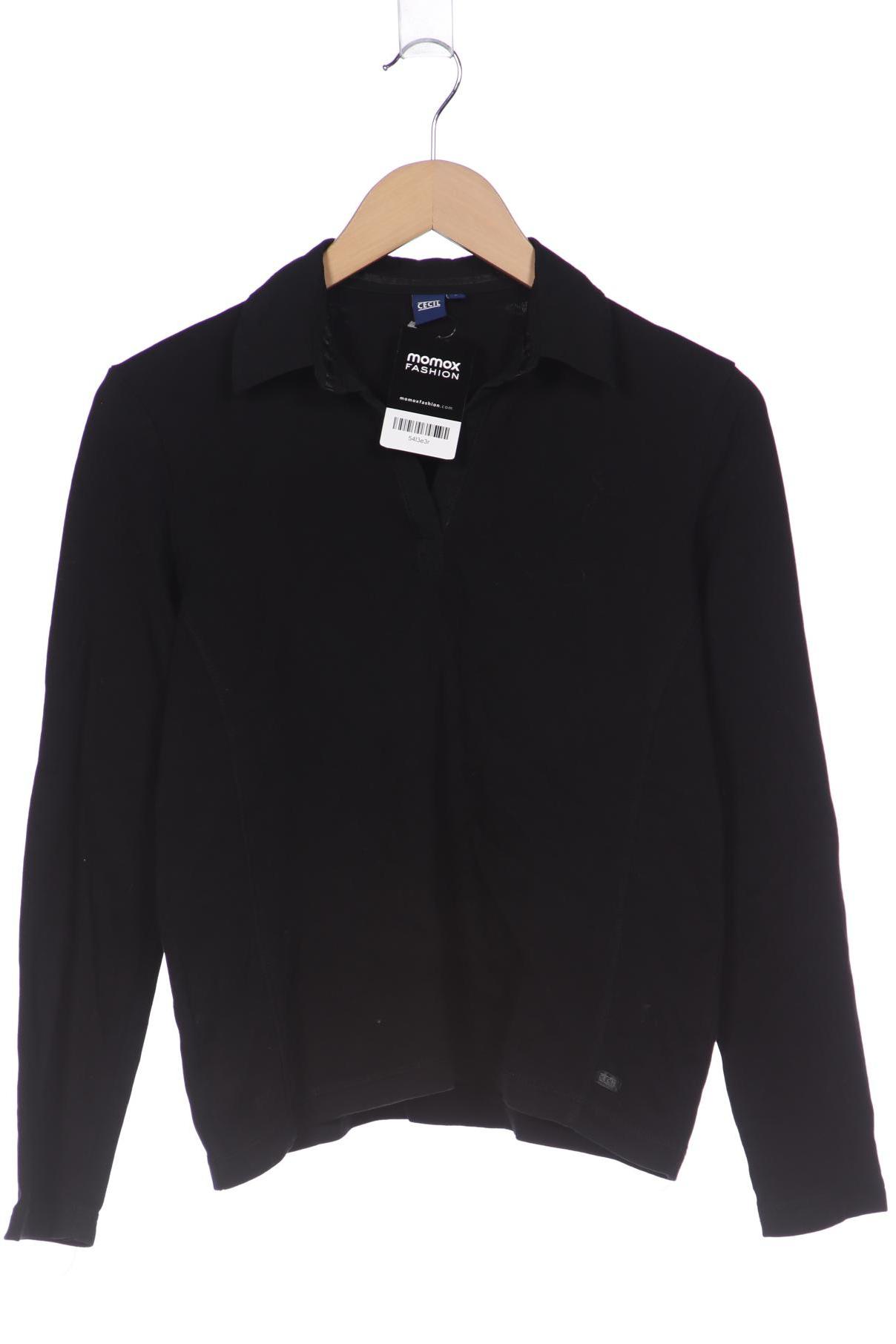 

CECIL Damen Poloshirt, schwarz