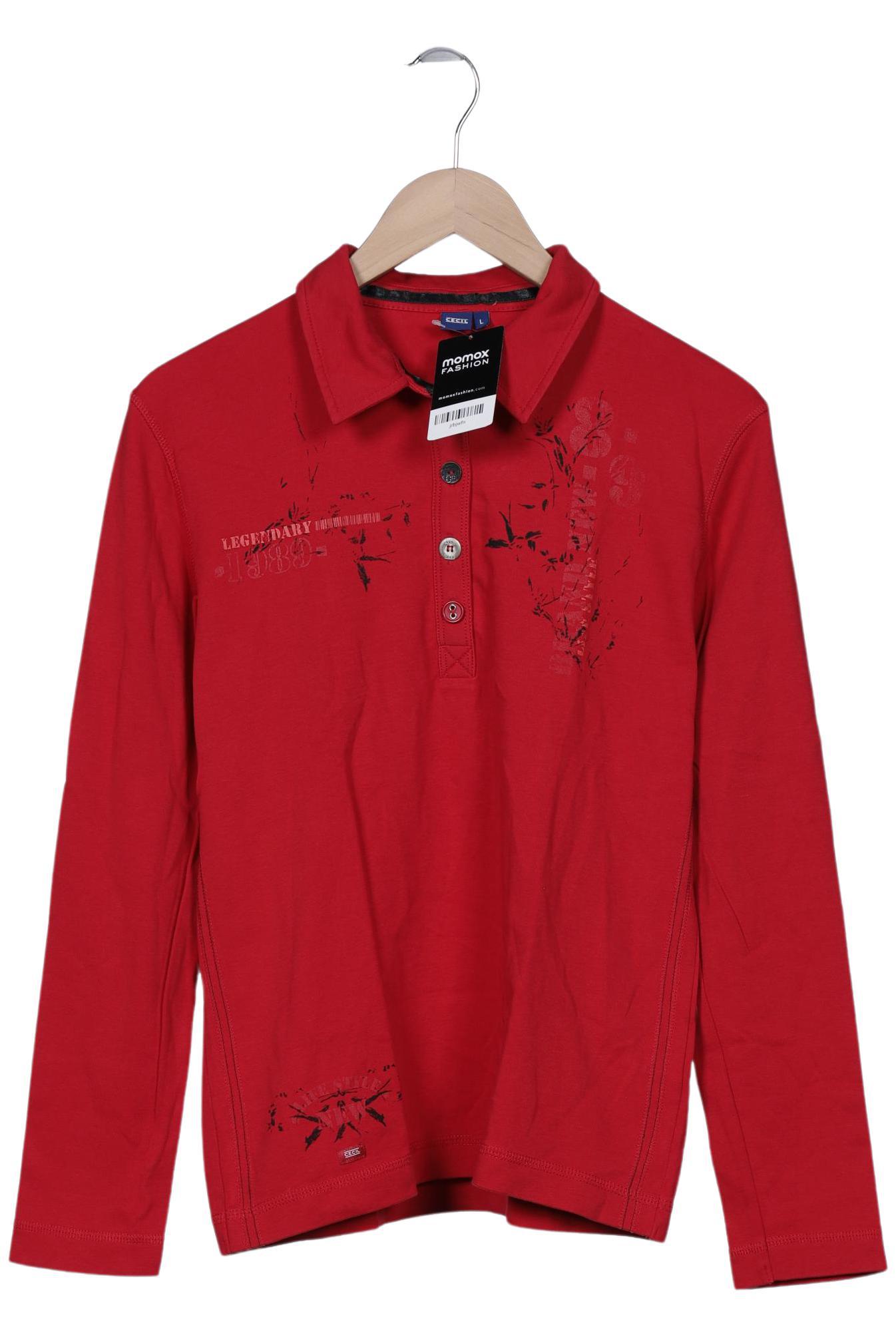 

Cecil Damen Poloshirt, rot, Gr. 42