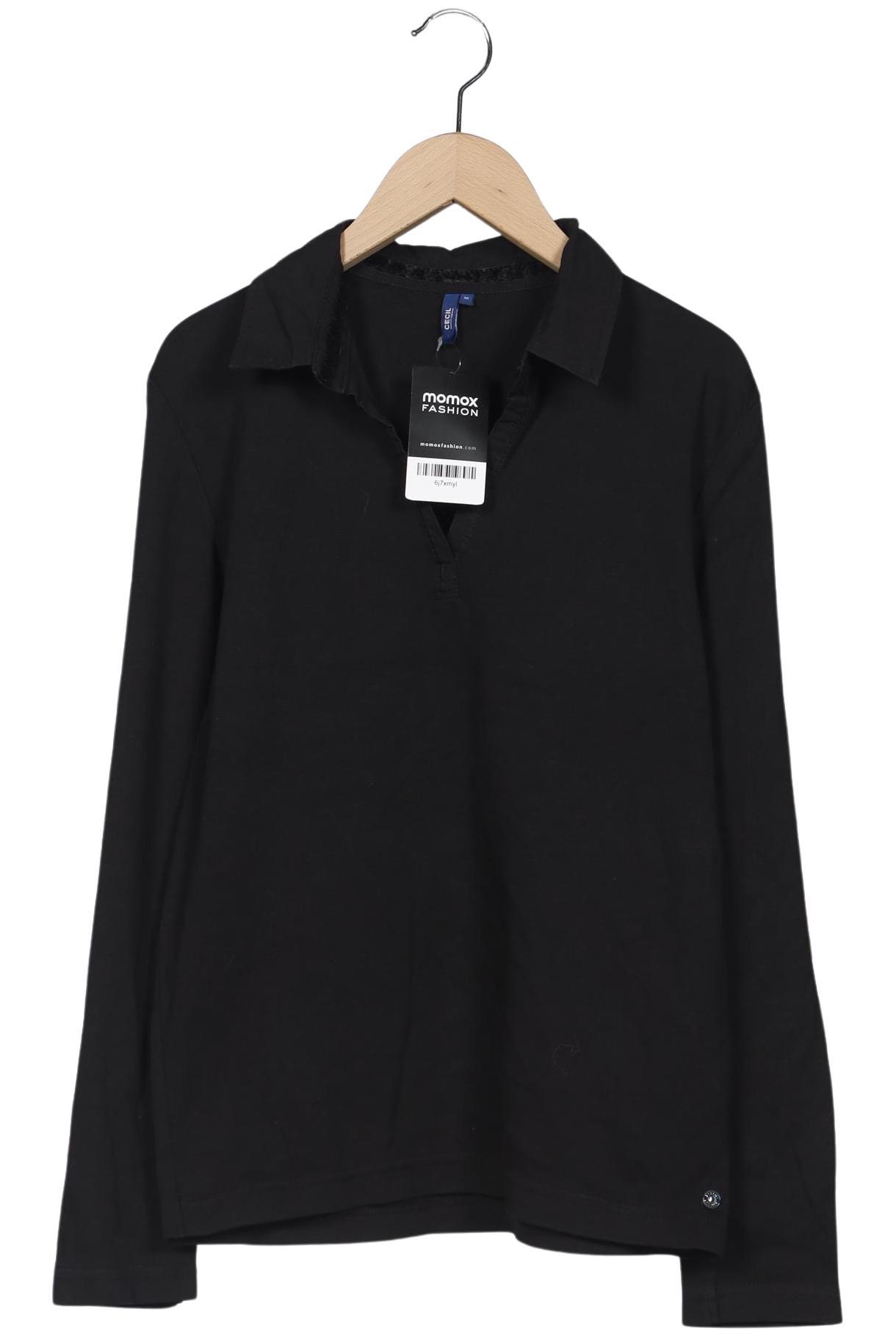 

Cecil Damen Poloshirt, schwarz, Gr. 38