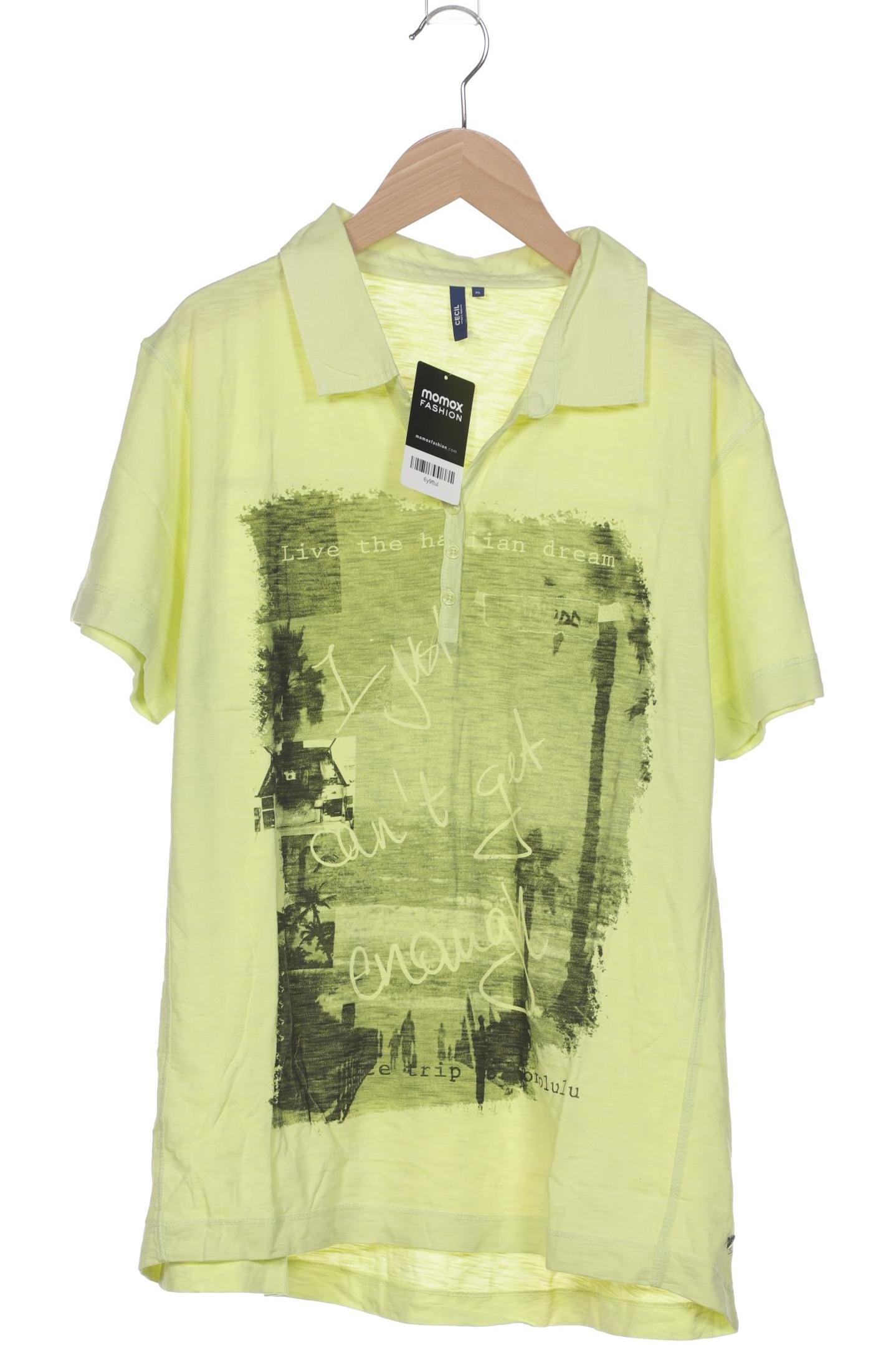 

Cecil Damen Poloshirt, hellgrün, Gr. 44