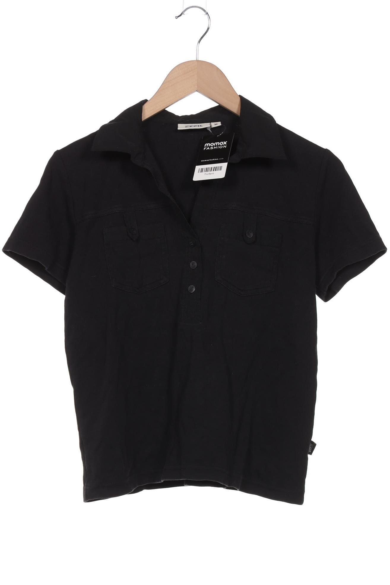 

Cecil Damen Poloshirt, schwarz, Gr. 38