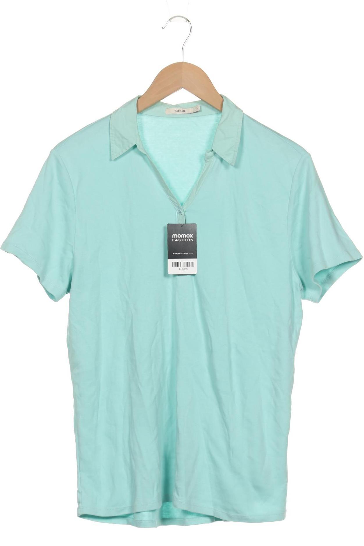 

Cecil Damen Poloshirt, türkis, Gr. 42