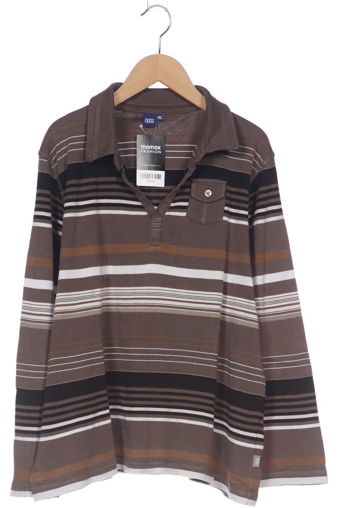 

Cecil Damen Poloshirt, braun, Gr. 46