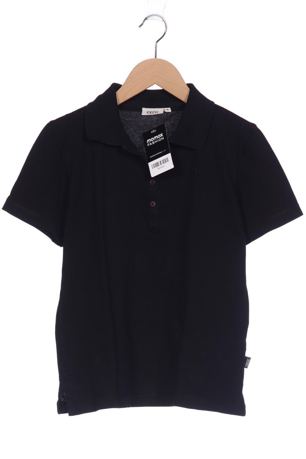 

CECIL Damen Poloshirt, schwarz