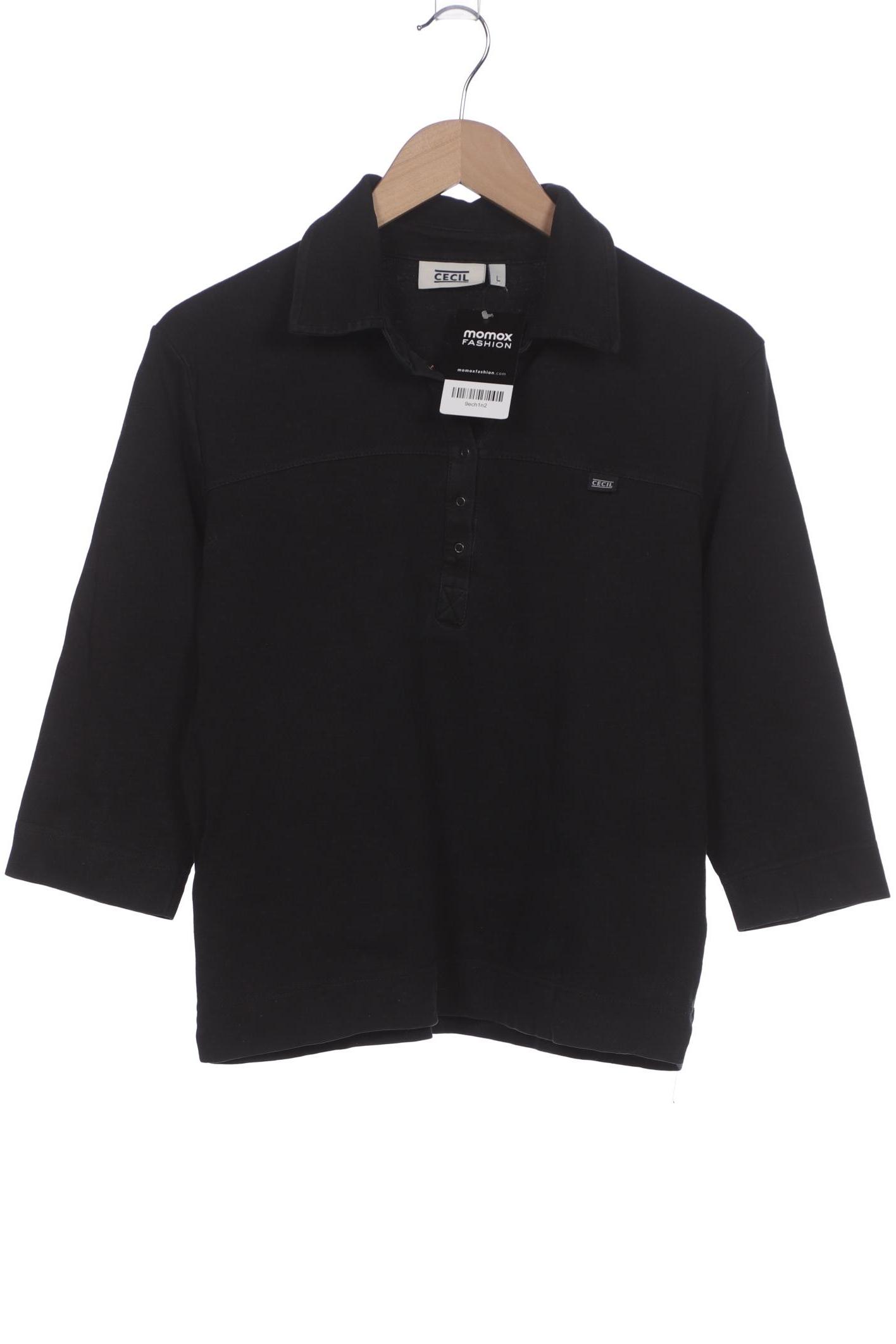 

Cecil Damen Poloshirt, schwarz, Gr. 42