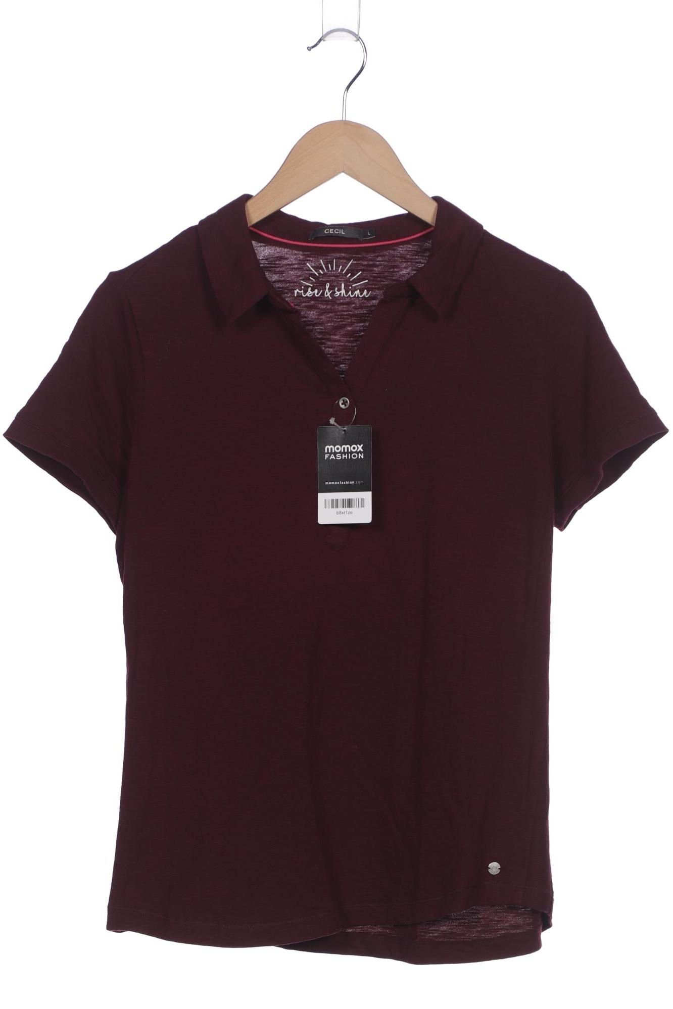 

Cecil Damen Poloshirt, bordeaux, Gr. 42