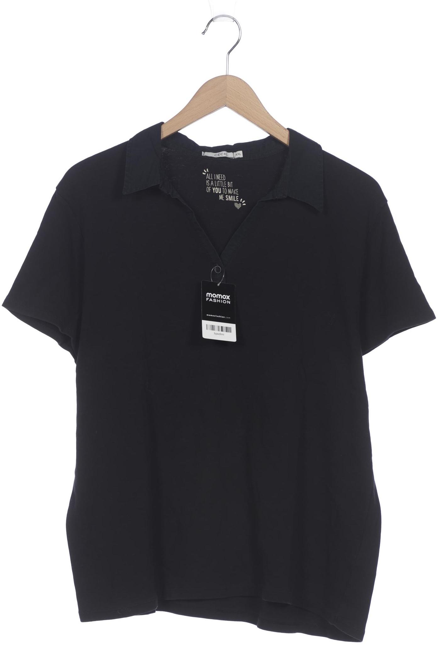 

Cecil Damen Poloshirt, schwarz, Gr. 46