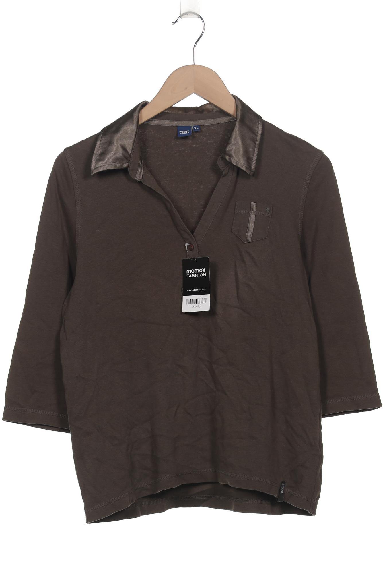 

Cecil Damen Poloshirt, braun, Gr. 44