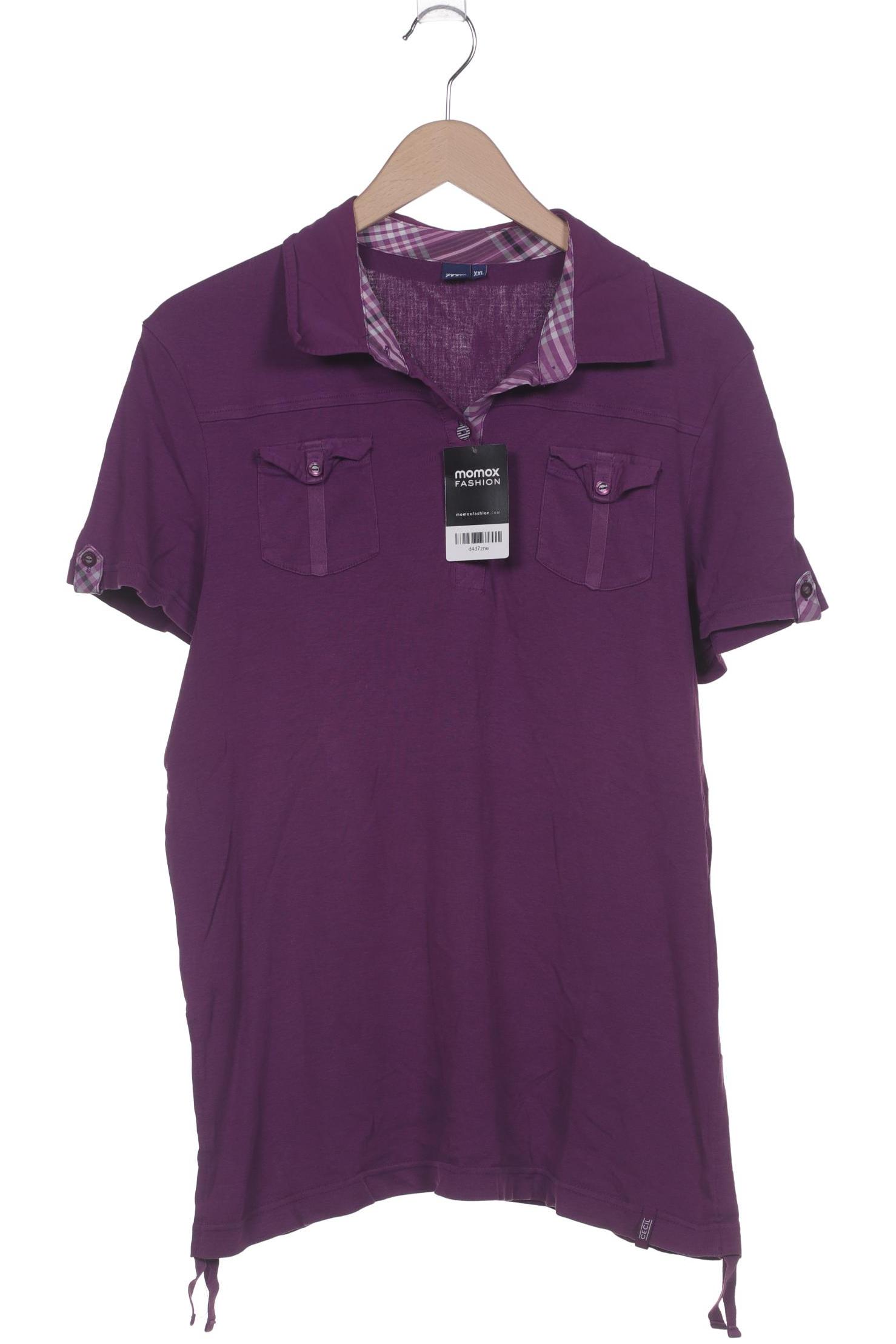 

Cecil Damen Poloshirt, flieder, Gr. 46