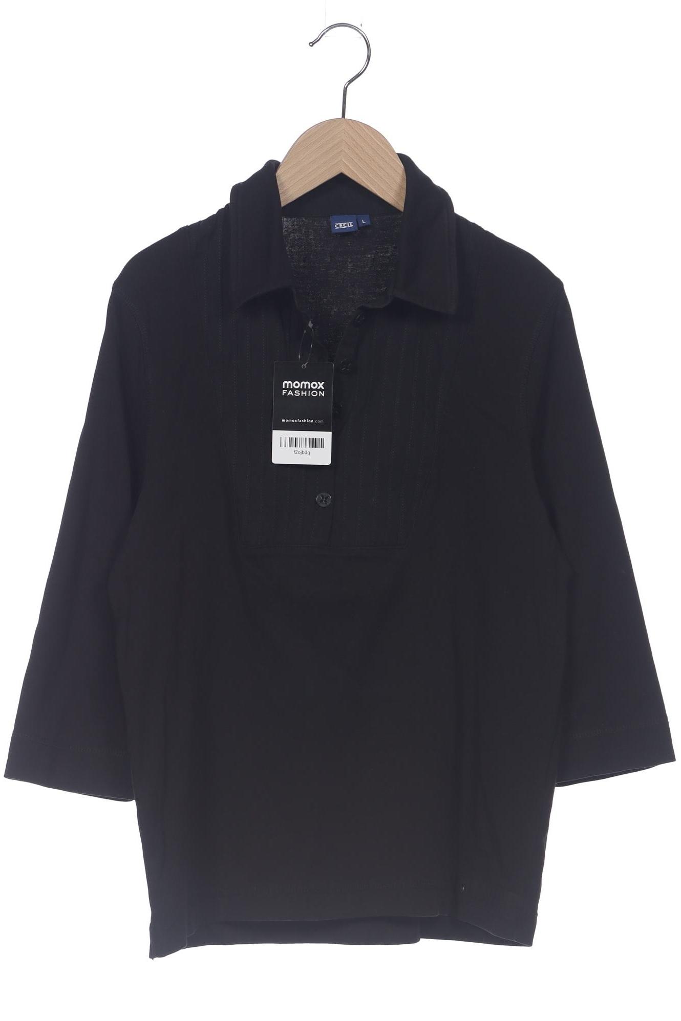 

Cecil Damen Poloshirt, schwarz, Gr. 42