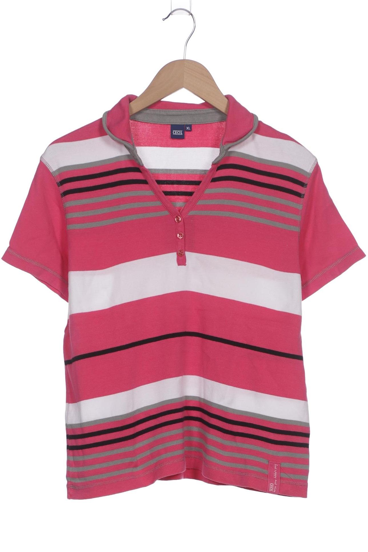 

Cecil Damen Poloshirt, pink, Gr. 44
