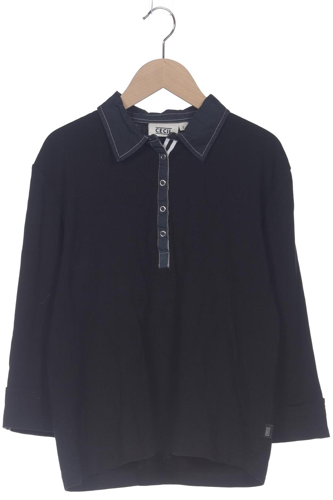 

Cecil Damen Poloshirt, schwarz, Gr. 42