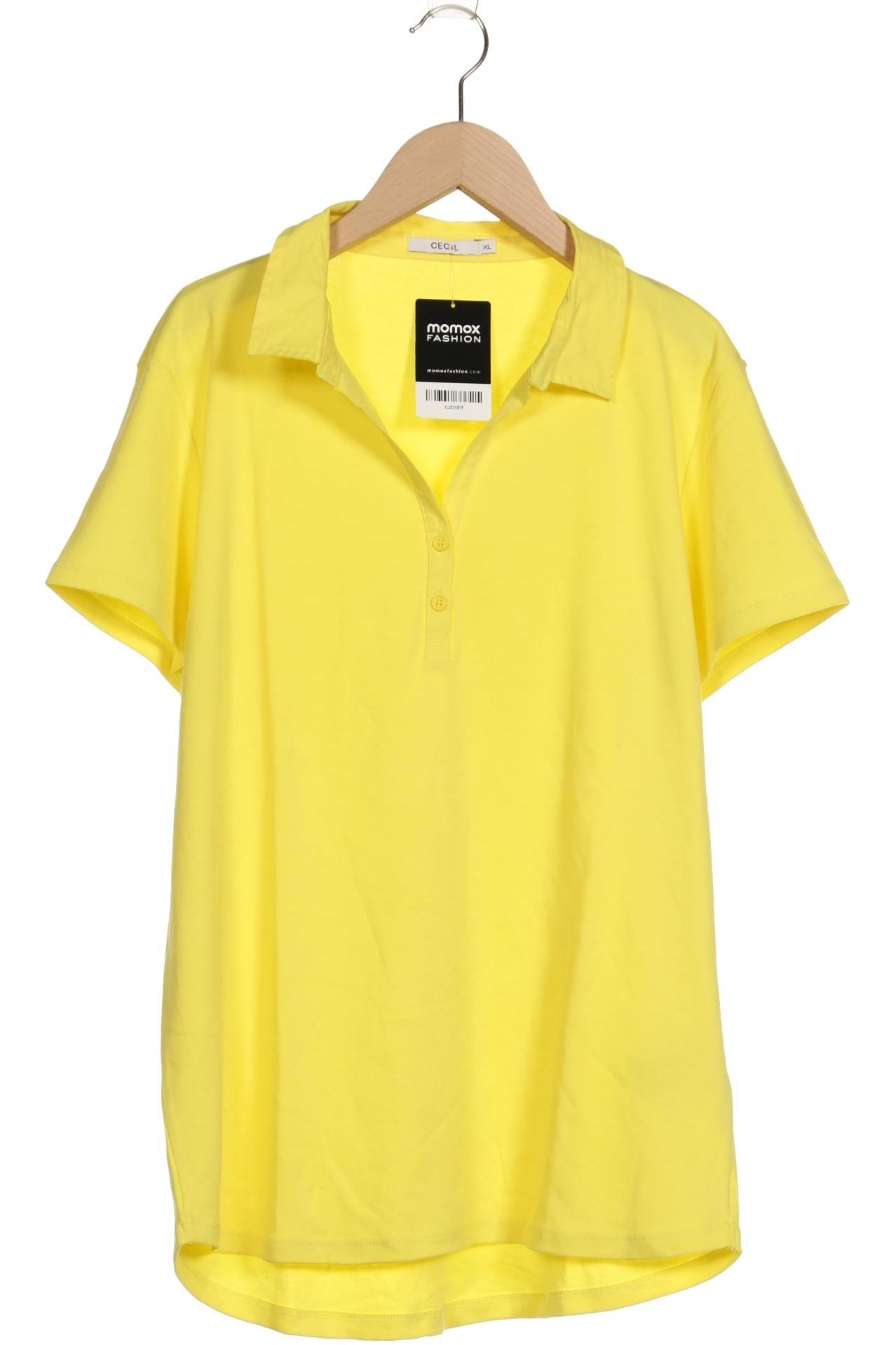

Cecil Damen Poloshirt, gelb, Gr. 44
