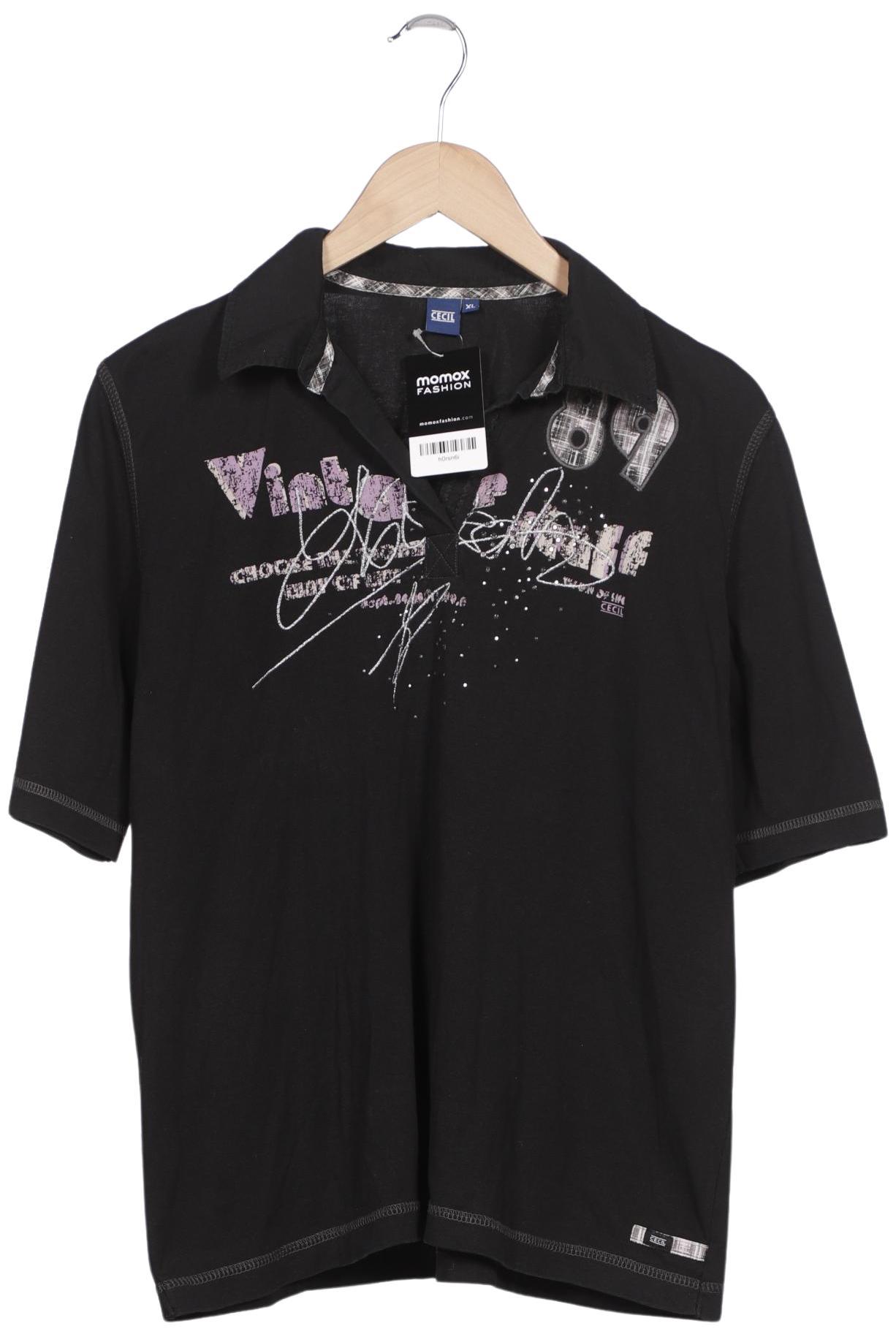 

Cecil Damen Poloshirt, schwarz, Gr. 44