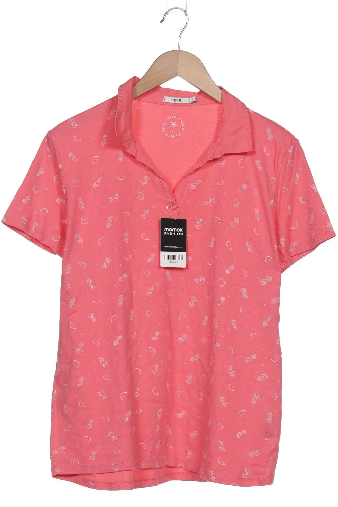

Cecil Damen Poloshirt, pink, Gr. 44