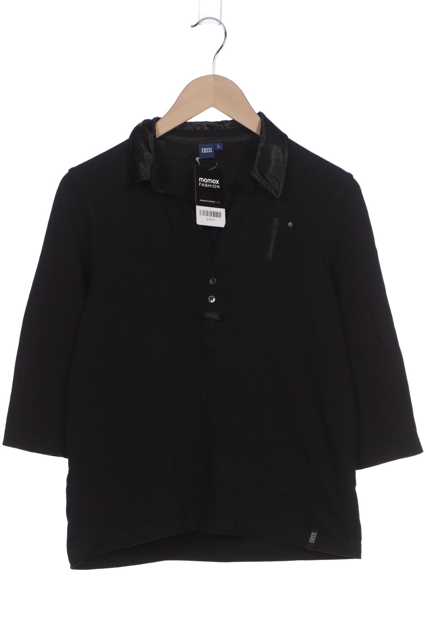 

Cecil Damen Poloshirt, schwarz, Gr. 42