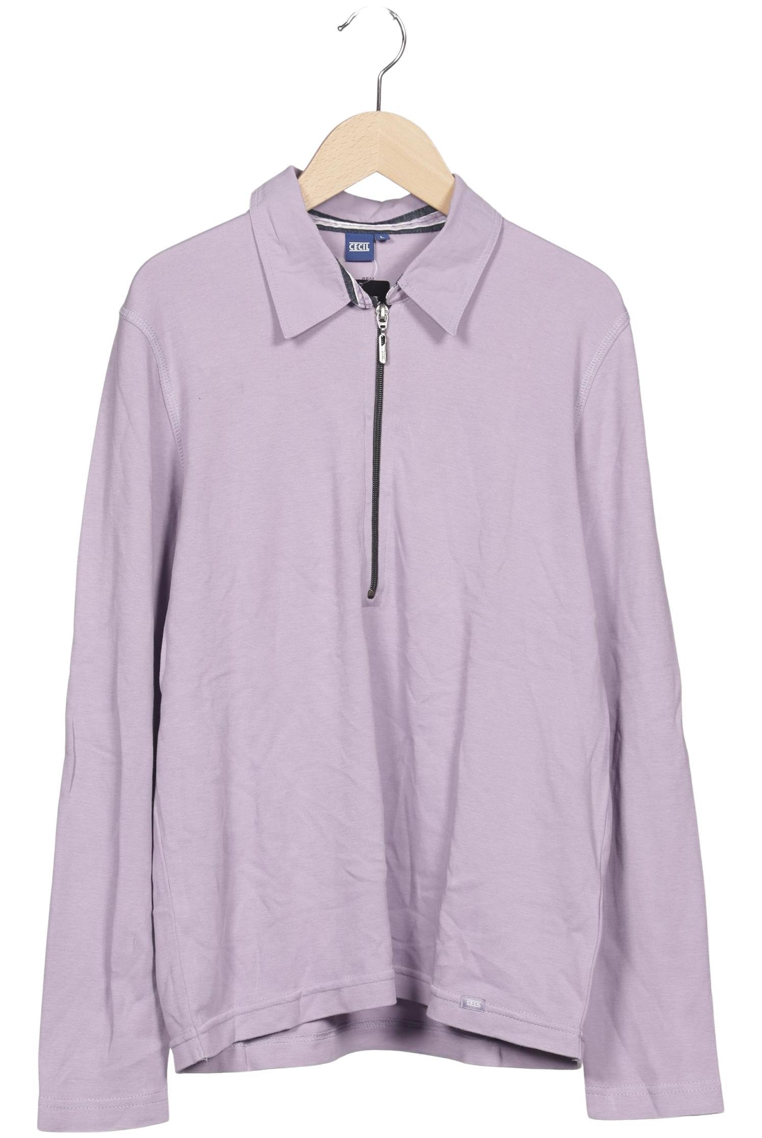 

Cecil Damen Poloshirt, flieder, Gr. 42