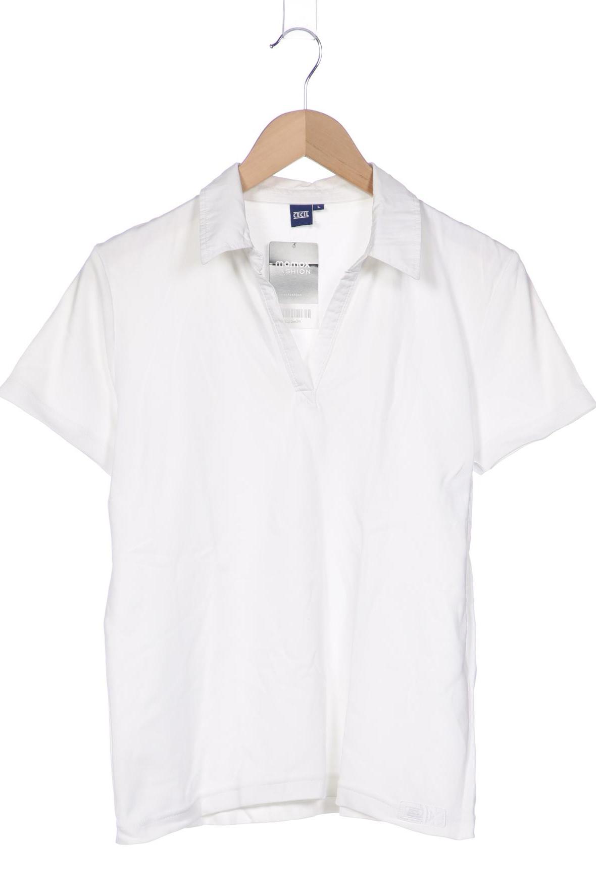 

Cecil Damen Poloshirt, weiß, Gr. 42