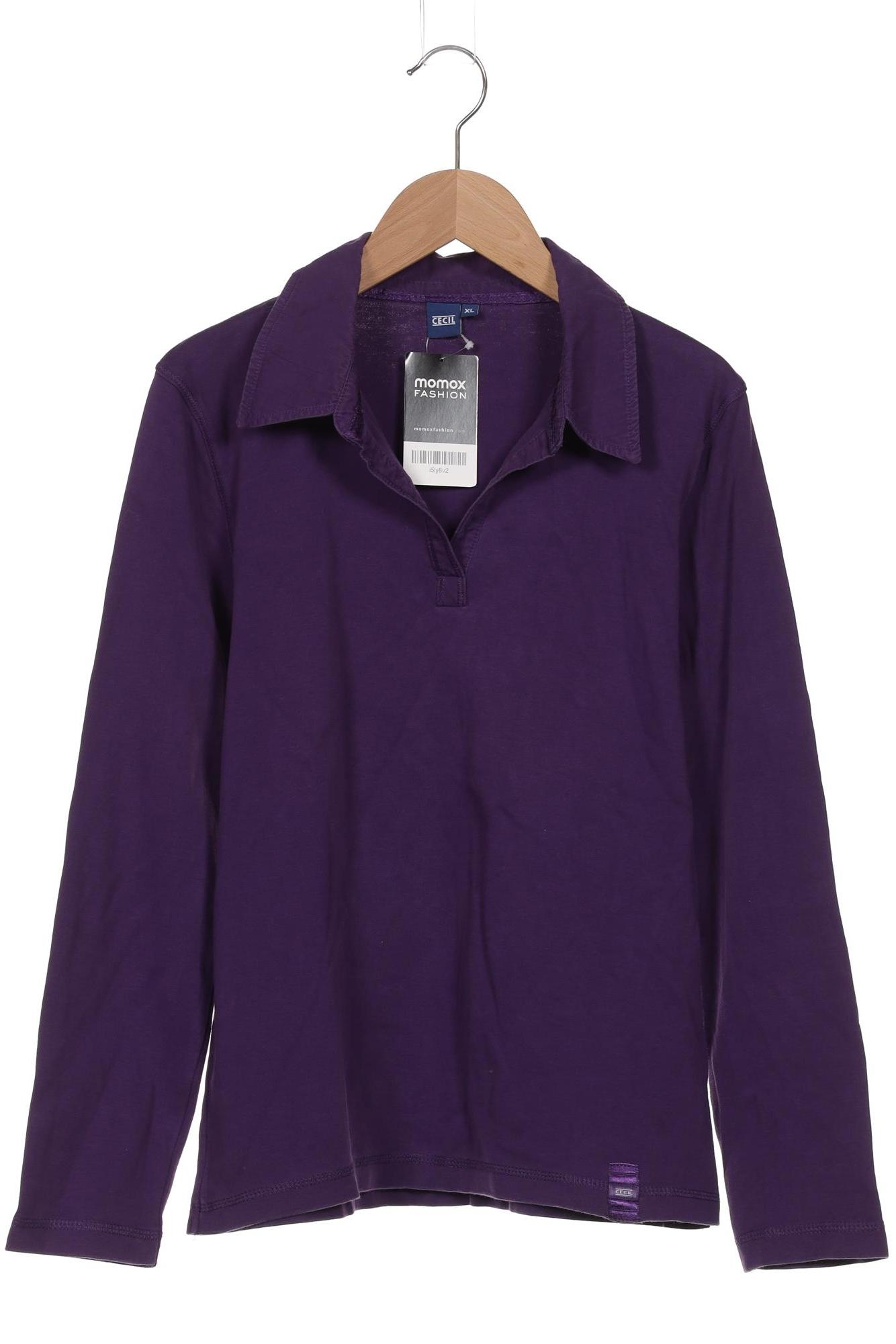 

Cecil Damen Poloshirt, flieder, Gr. 44