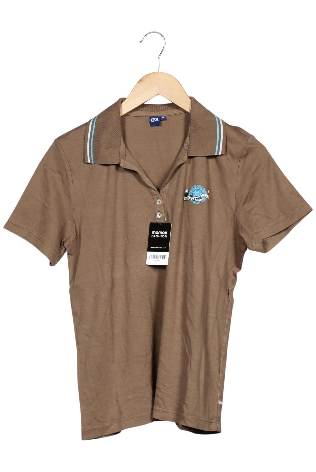 

Cecil Damen Poloshirt, braun, Gr. 44