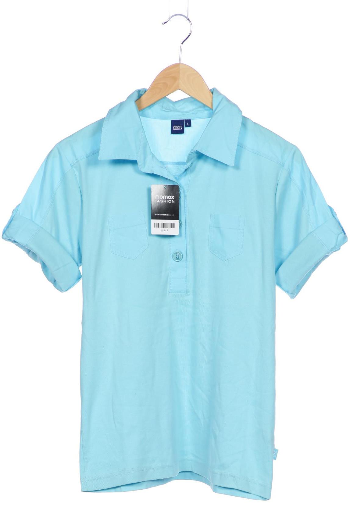 

Cecil Damen Poloshirt, hellblau, Gr. 42