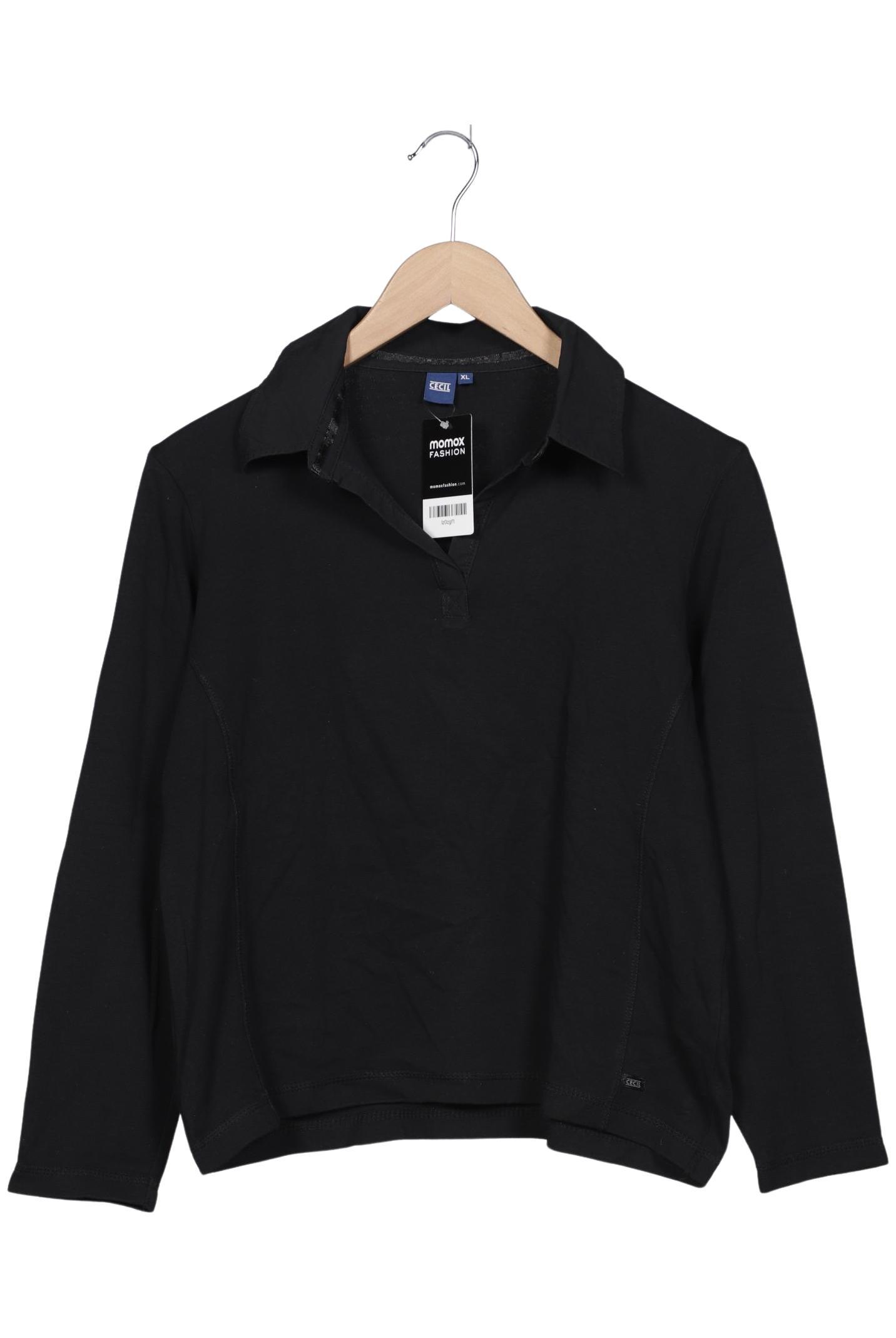 

Cecil Damen Poloshirt, schwarz, Gr. 44