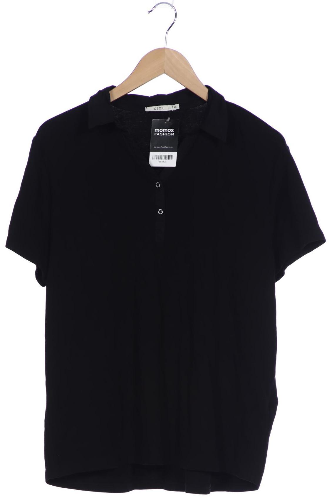 

Cecil Damen Poloshirt, schwarz, Gr. 46
