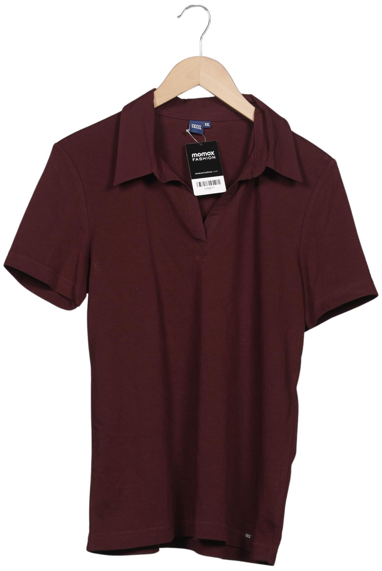 

Cecil Damen Poloshirt, bordeaux, Gr. 46