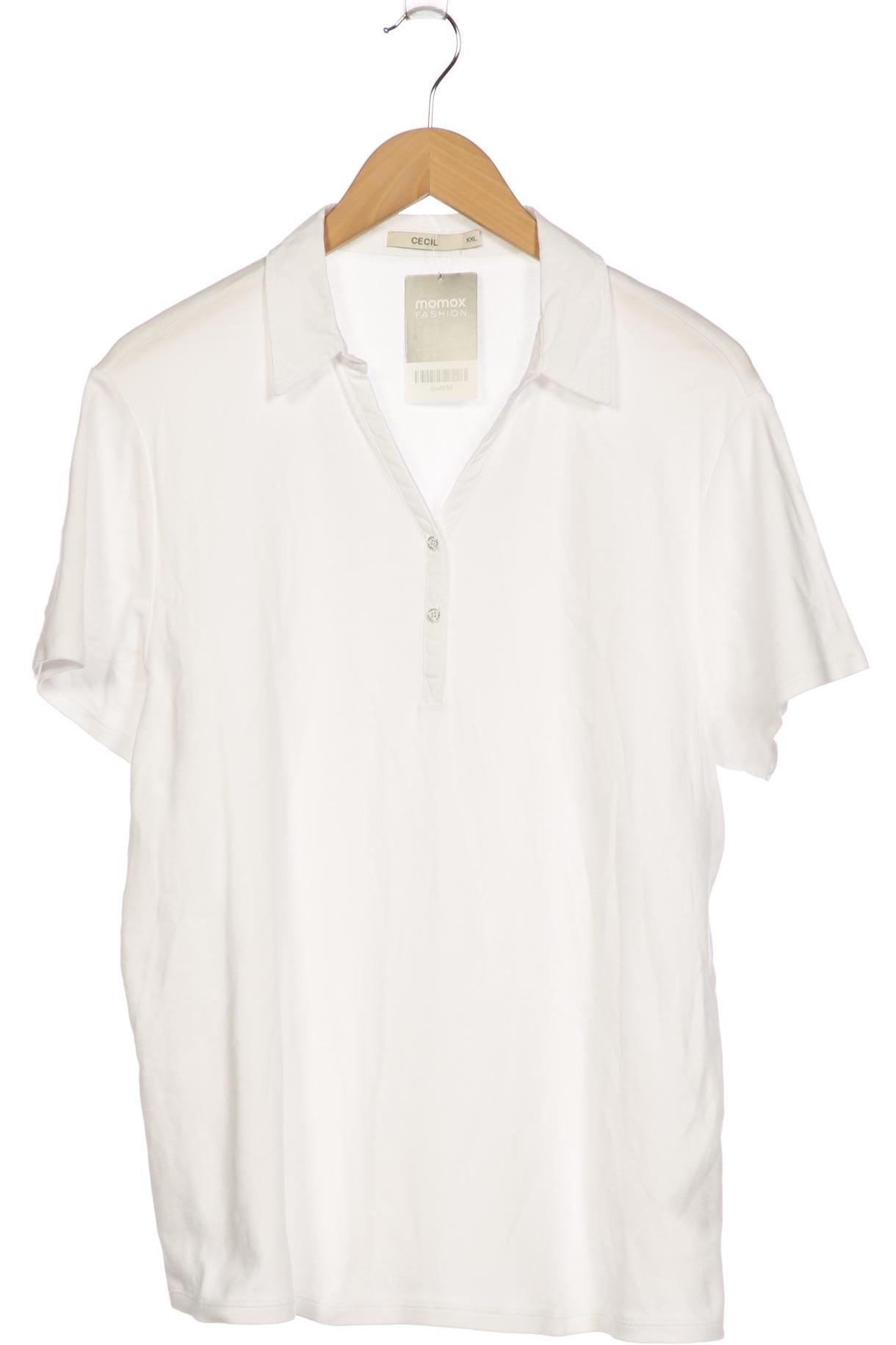

Cecil Damen Poloshirt, weiß, Gr. 46