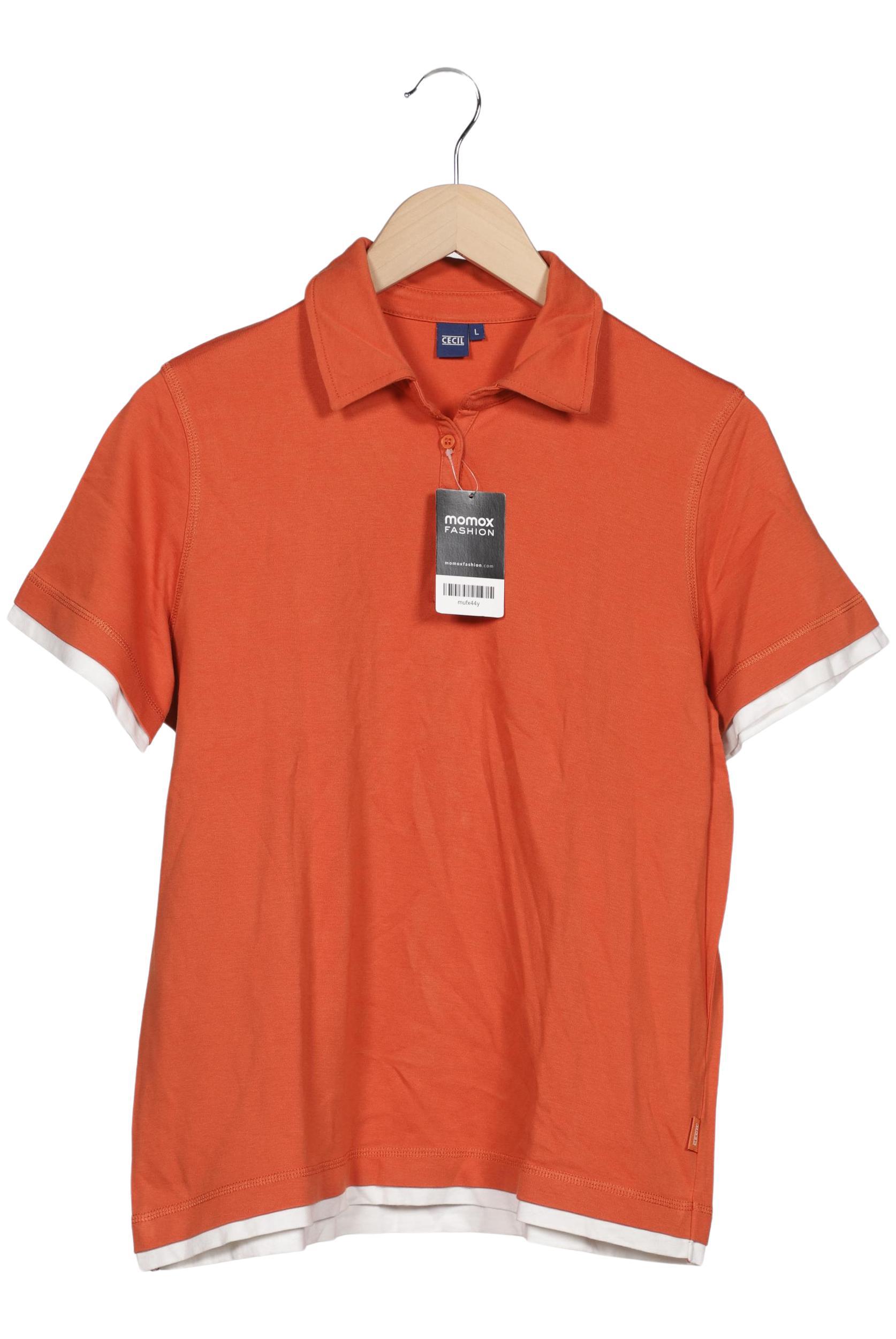 

Cecil Damen Poloshirt, orange, Gr. 42