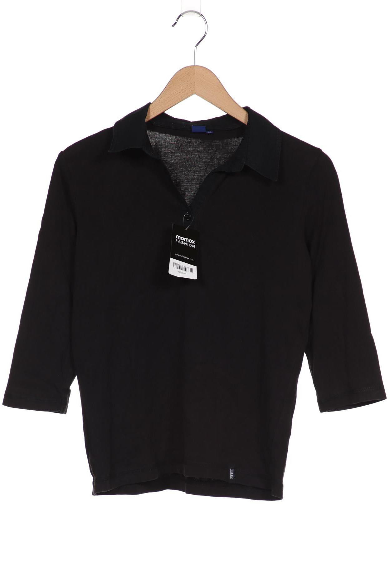 

CECIL Damen Poloshirt, schwarz