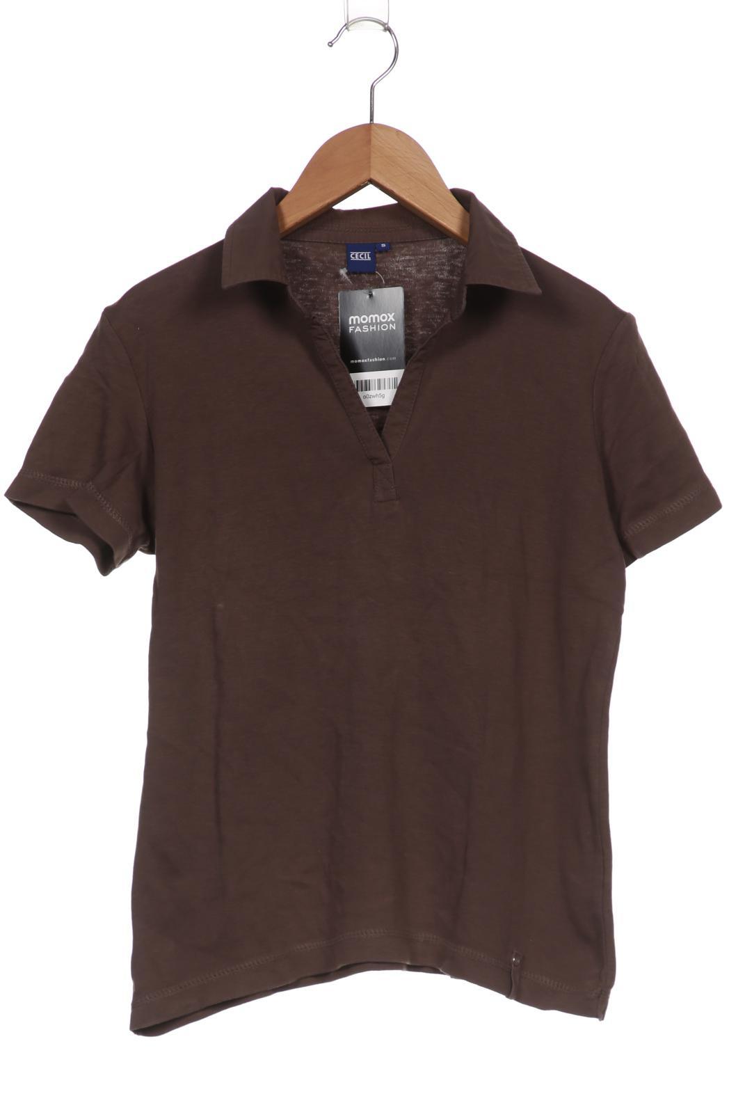 

CECIL Damen Poloshirt, braun
