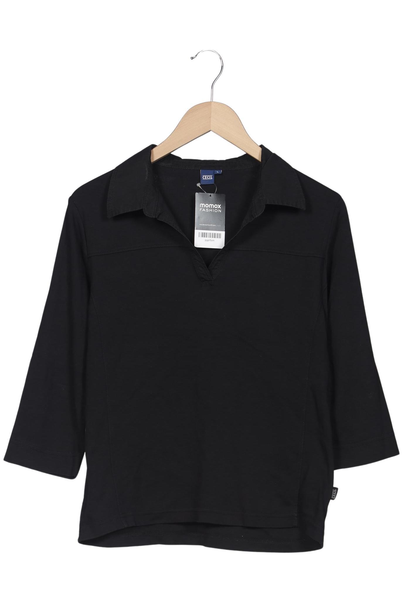 

Cecil Damen Poloshirt, schwarz, Gr. 42
