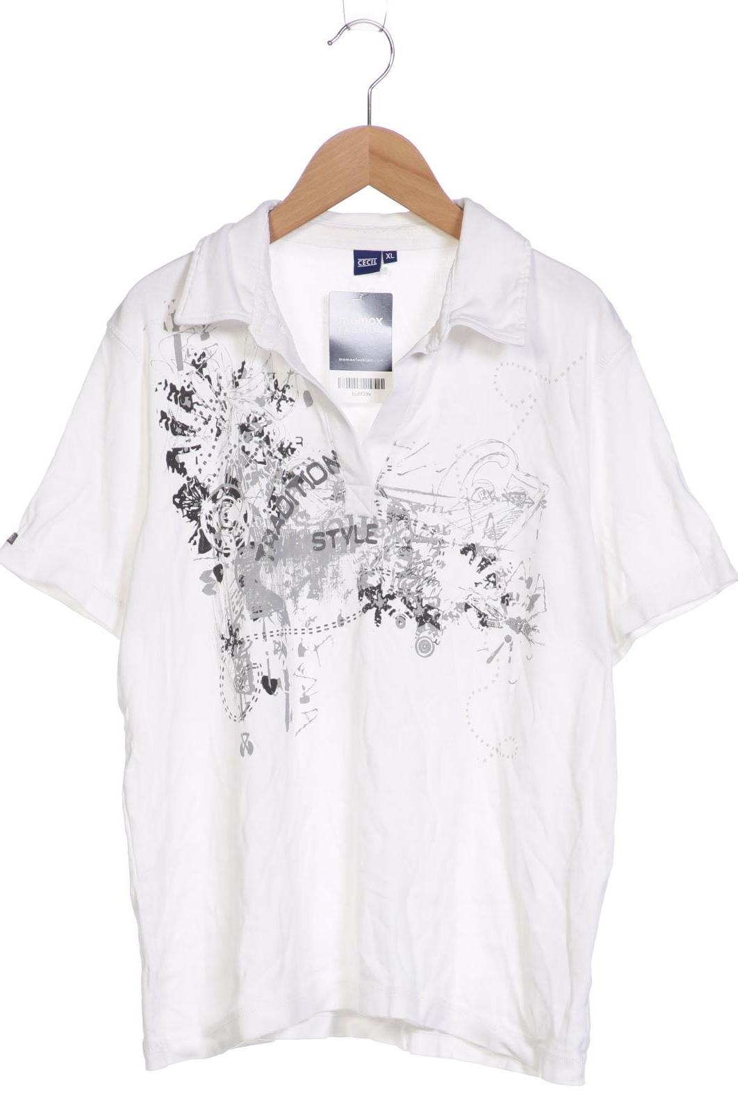 

Cecil Damen Poloshirt, weiß, Gr. 44