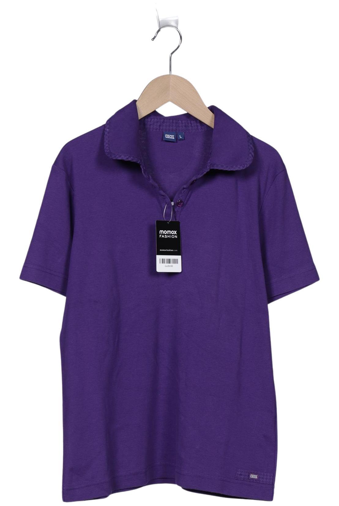 

Cecil Damen Poloshirt, flieder, Gr. 42