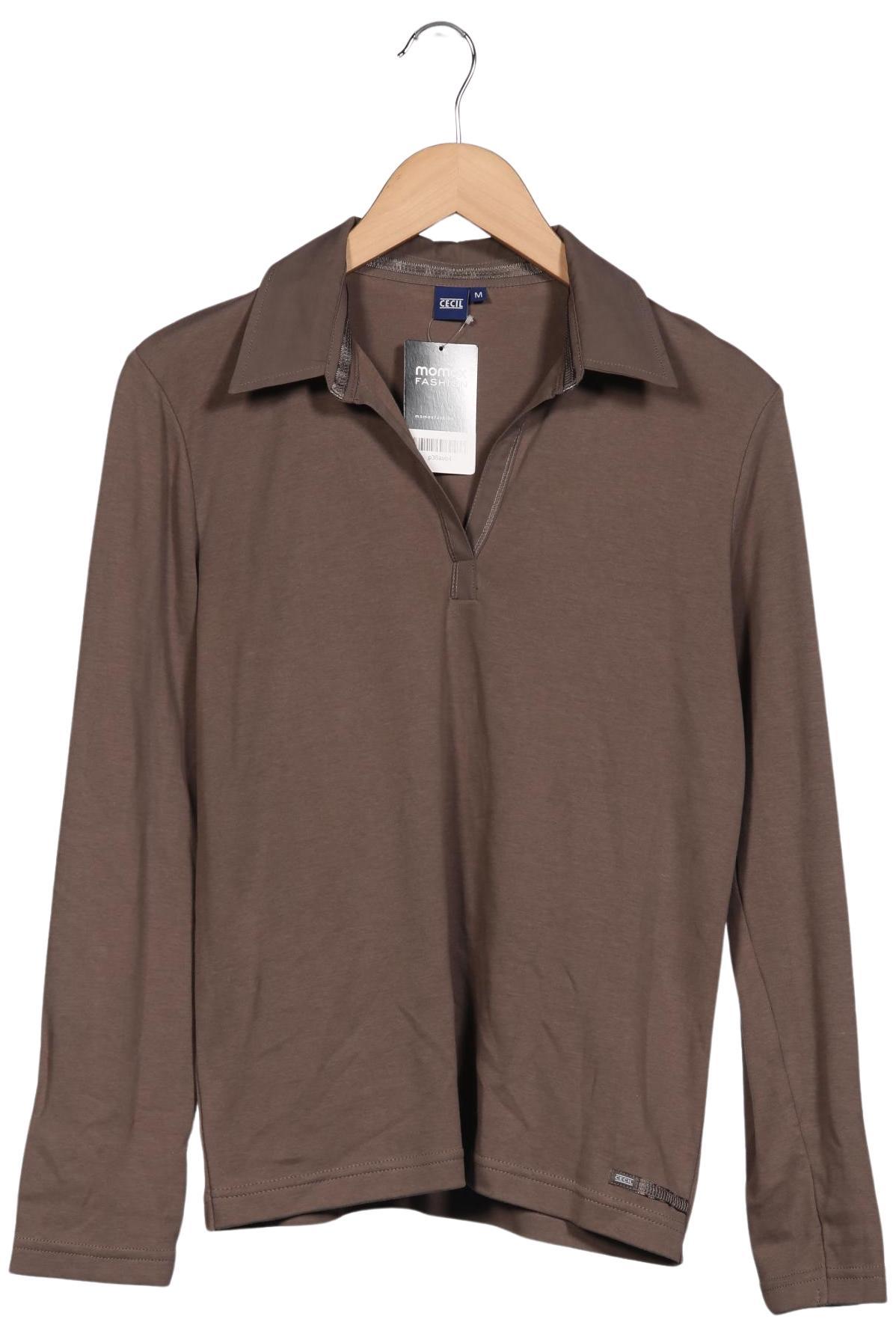 

Cecil Damen Poloshirt, braun, Gr. 38