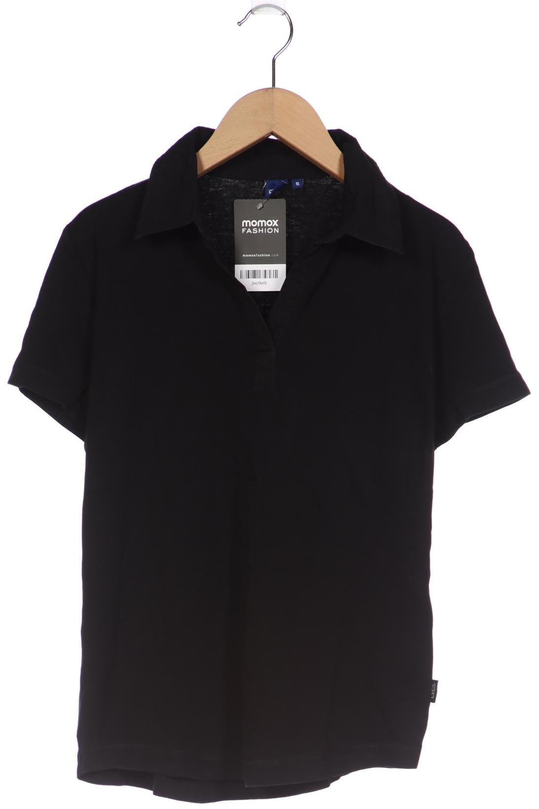 

CECIL Damen Poloshirt, schwarz