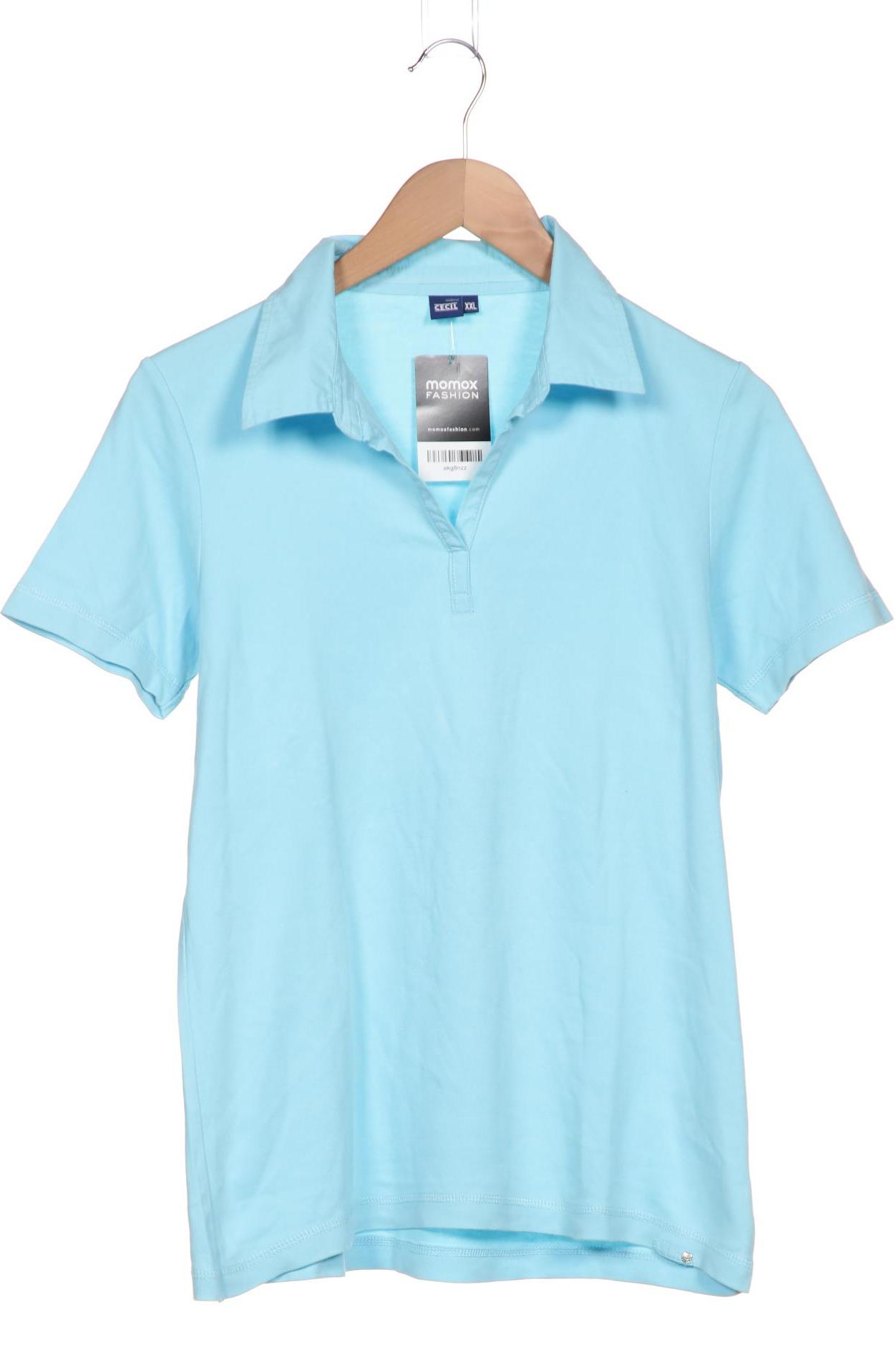 

CECIL Damen Poloshirt, hellblau