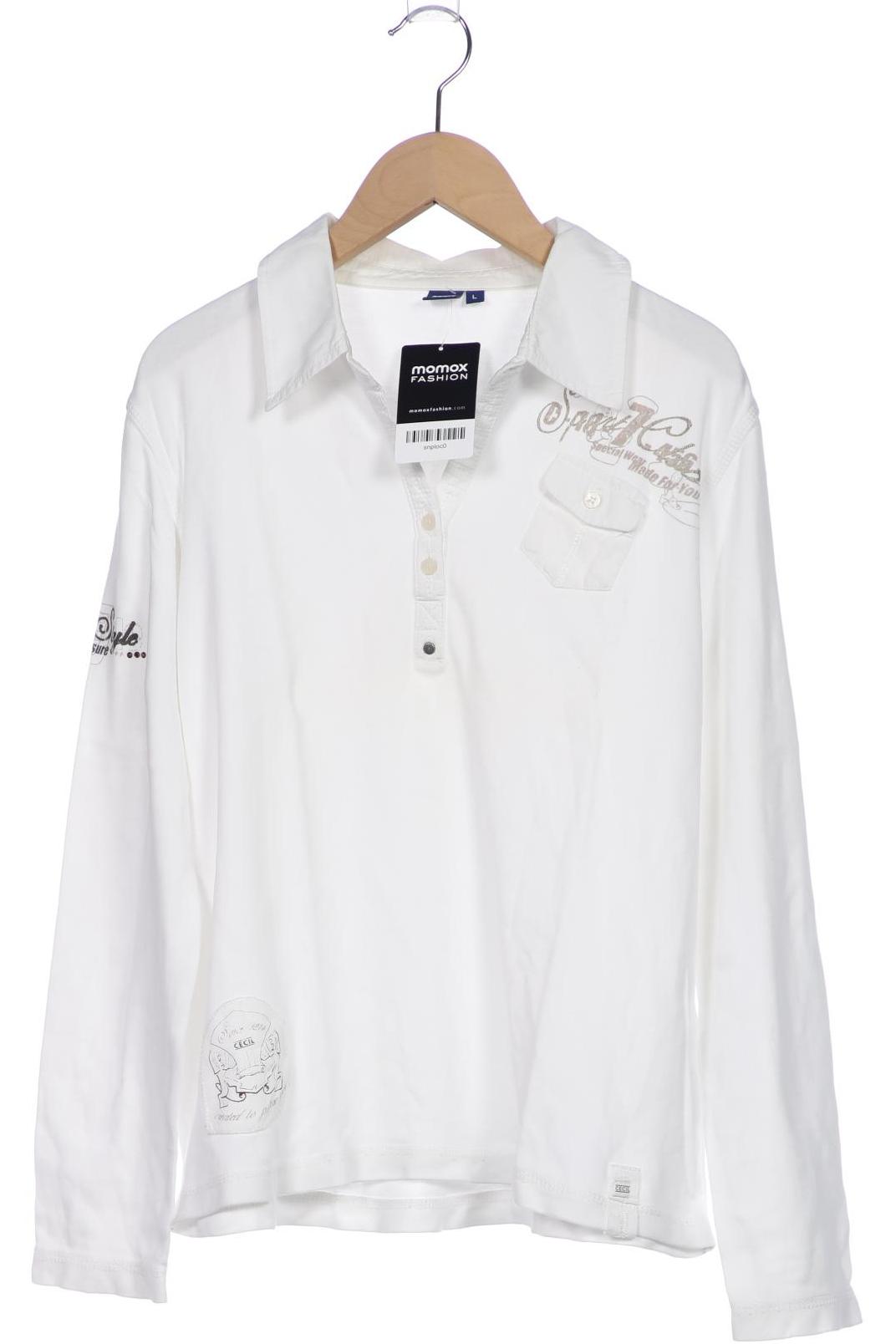 

Cecil Damen Poloshirt, weiß, Gr. 42