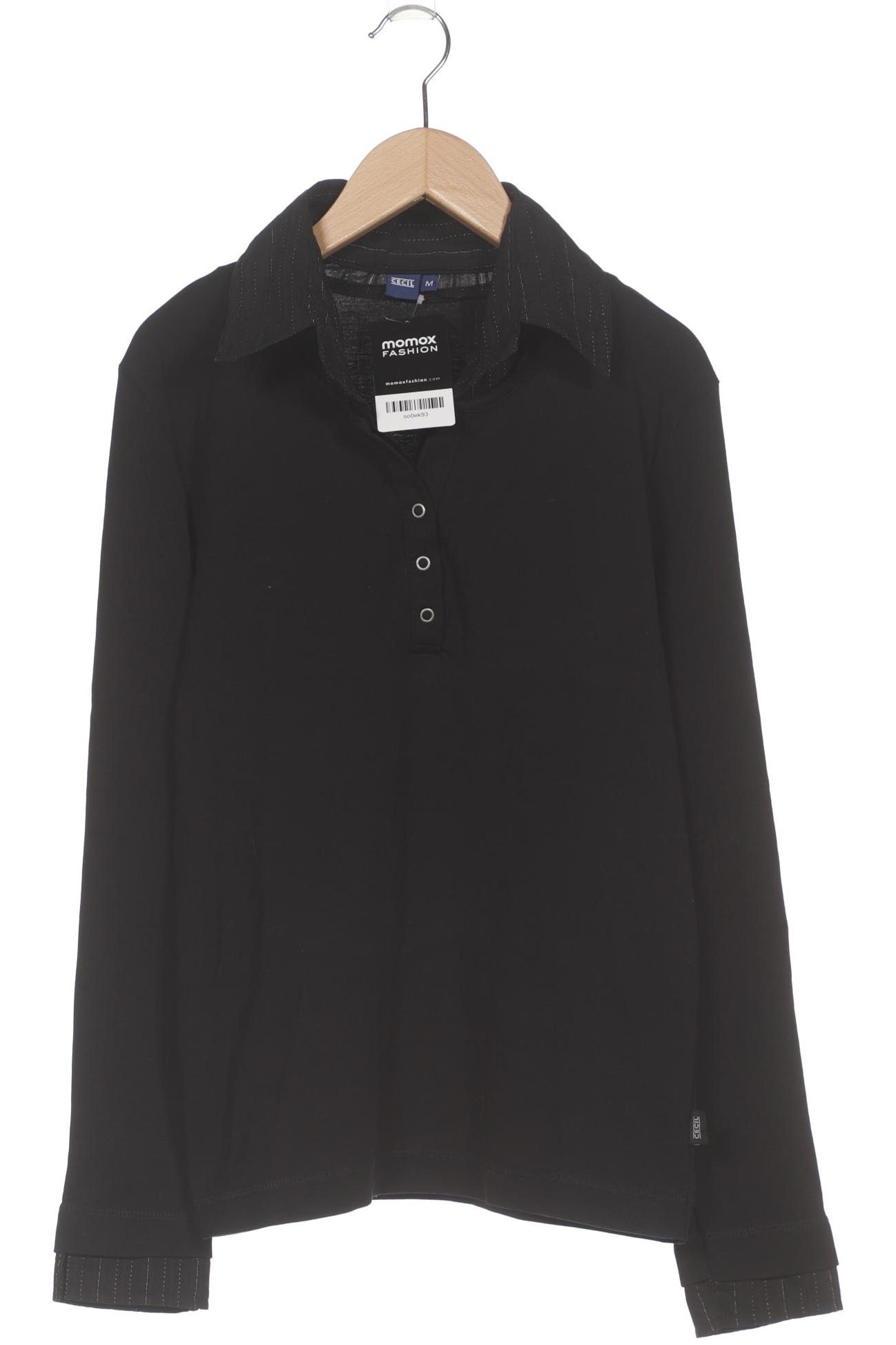 

Cecil Damen Poloshirt, schwarz, Gr. 38
