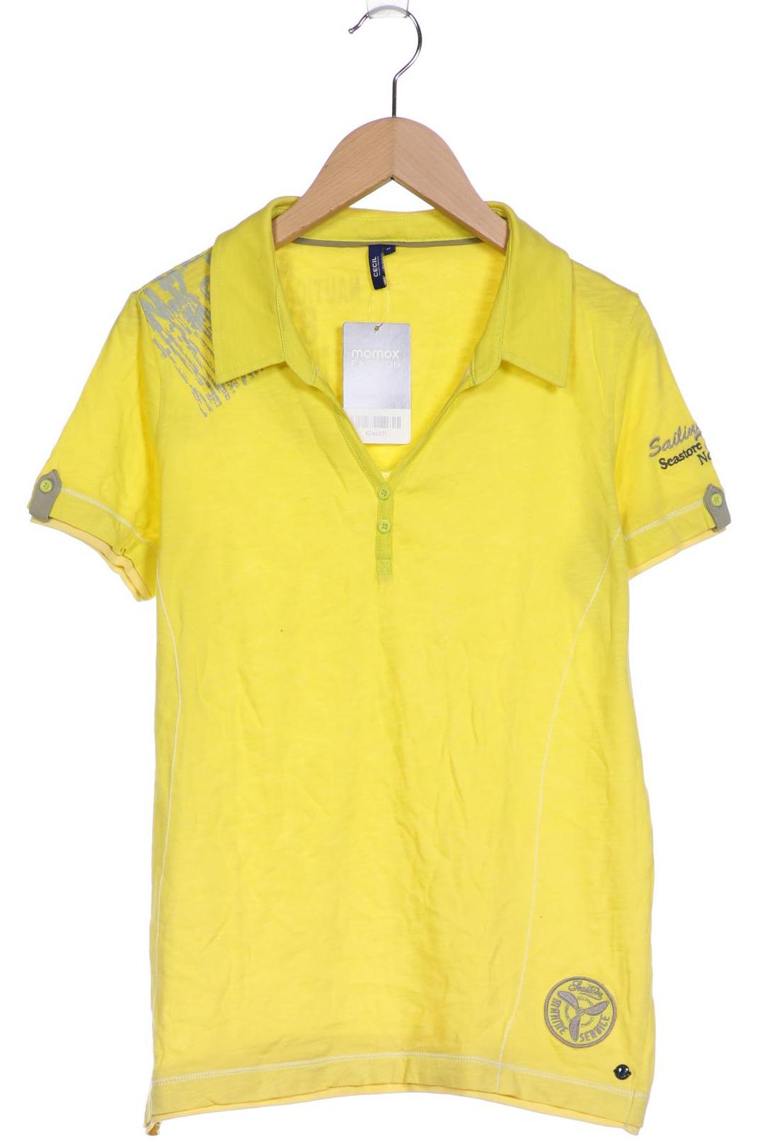 

Cecil Damen Poloshirt, gelb, Gr. 38