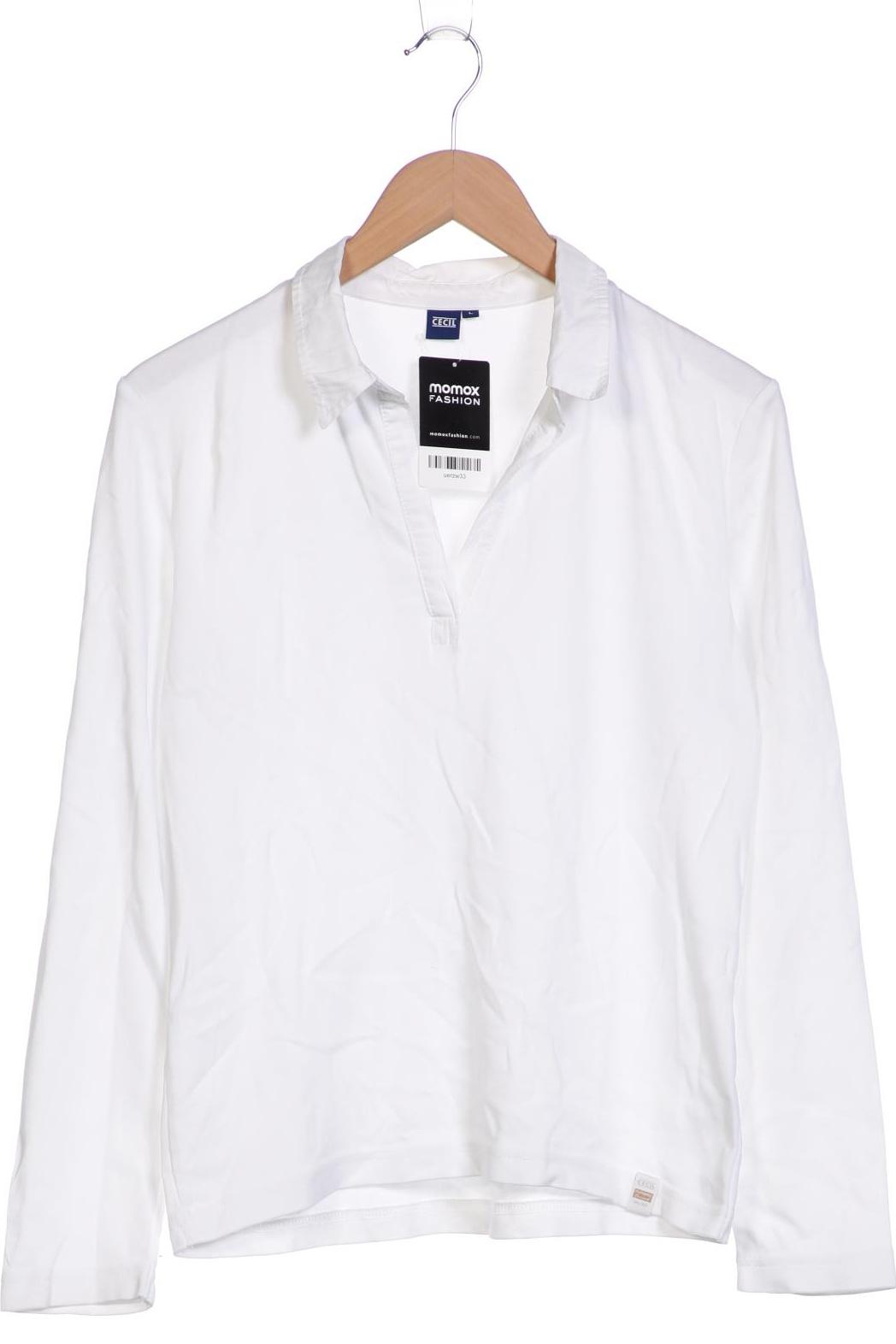 

CECIL Damen Poloshirt, weiß