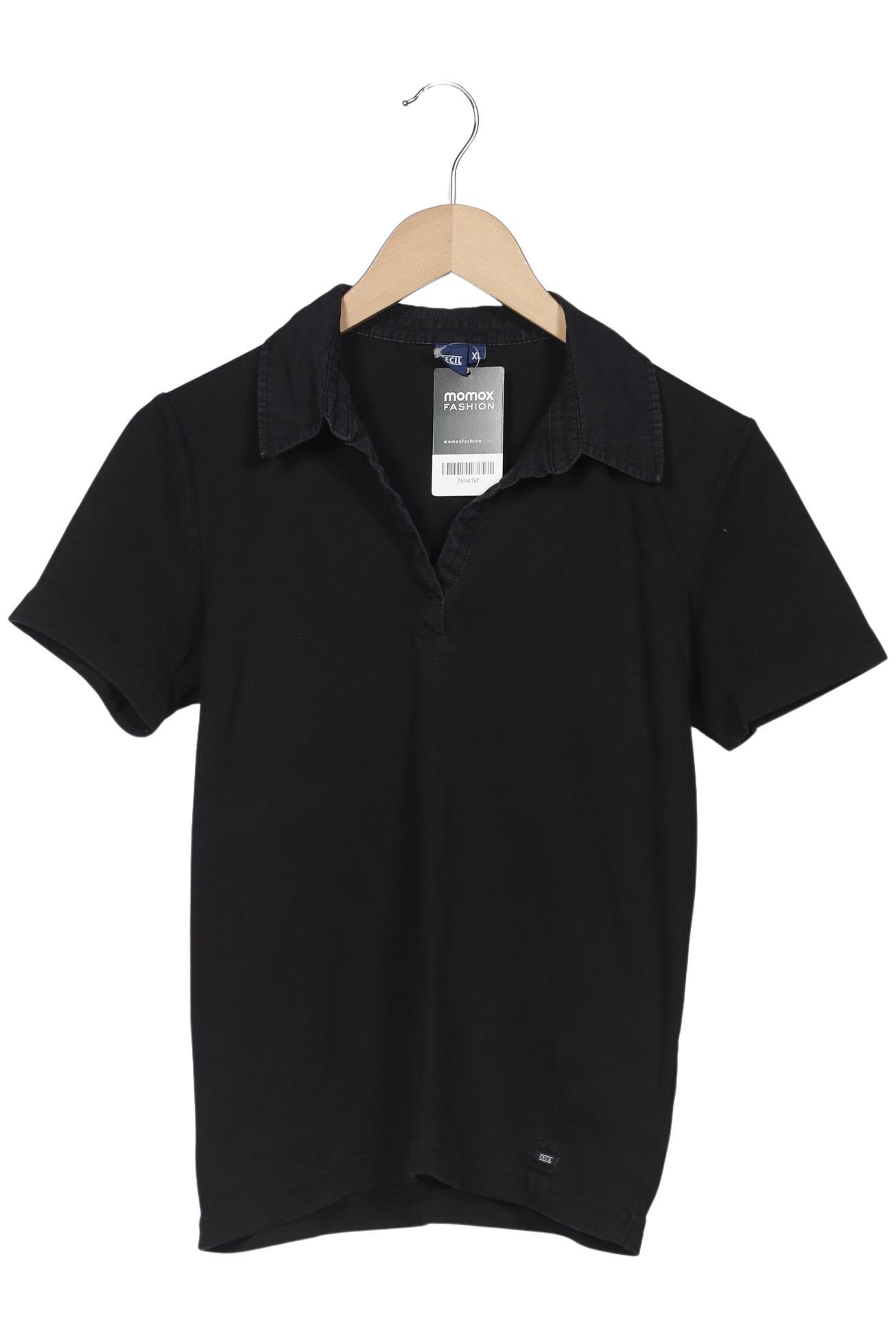 

Cecil Damen Poloshirt, schwarz, Gr. 44