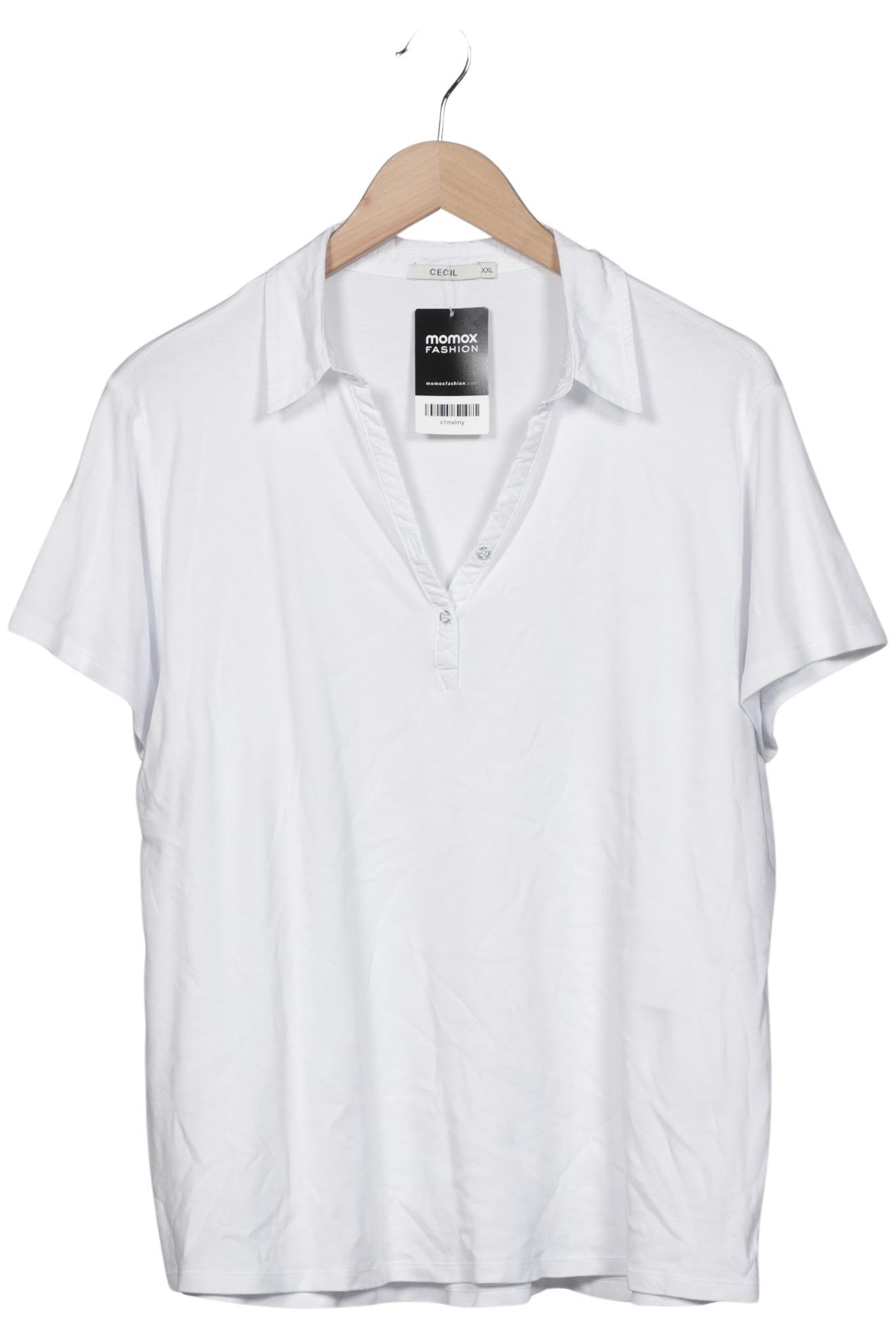 

Cecil Damen Poloshirt, weiß, Gr. 46