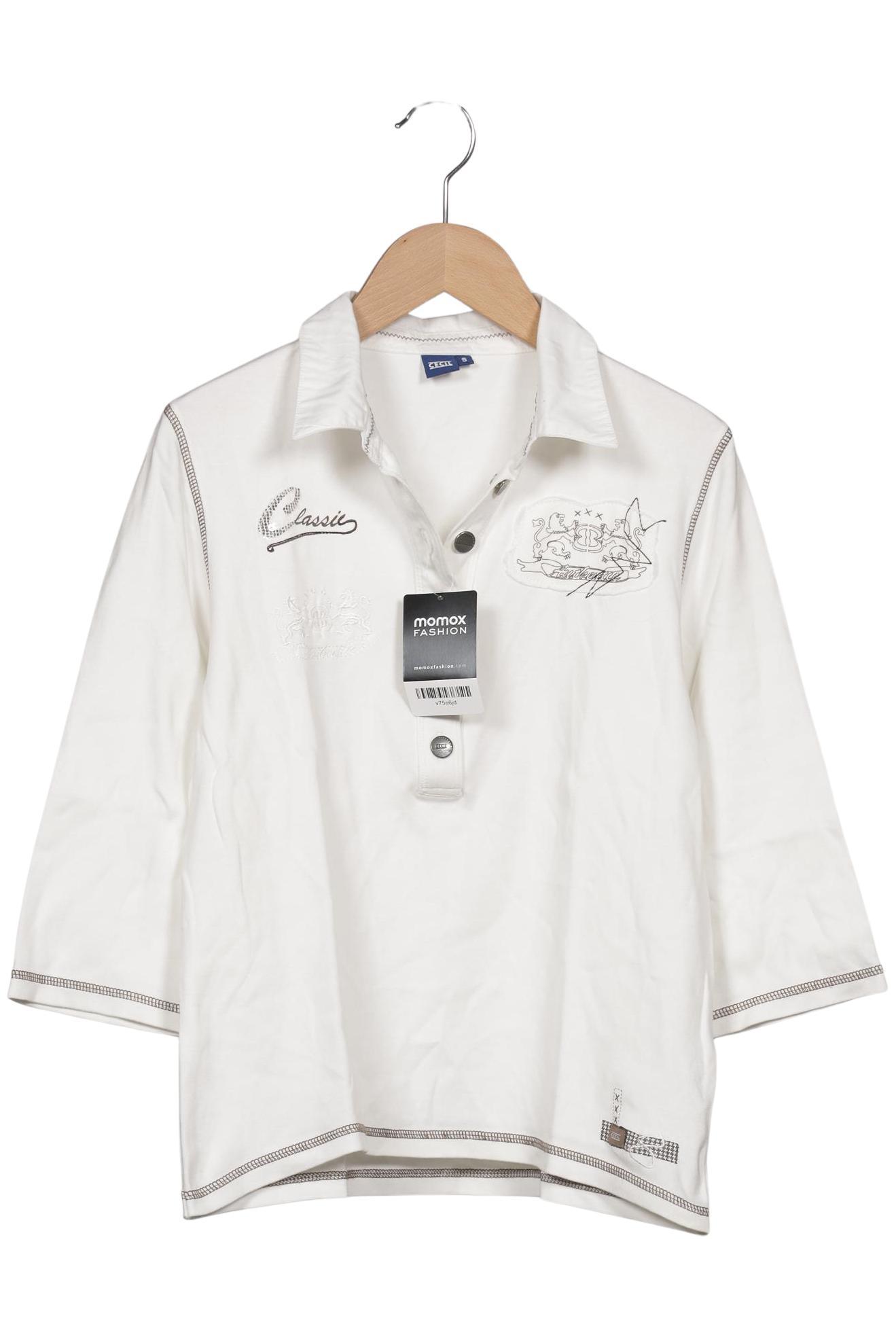 

Cecil Damen Poloshirt, weiß, Gr. 36