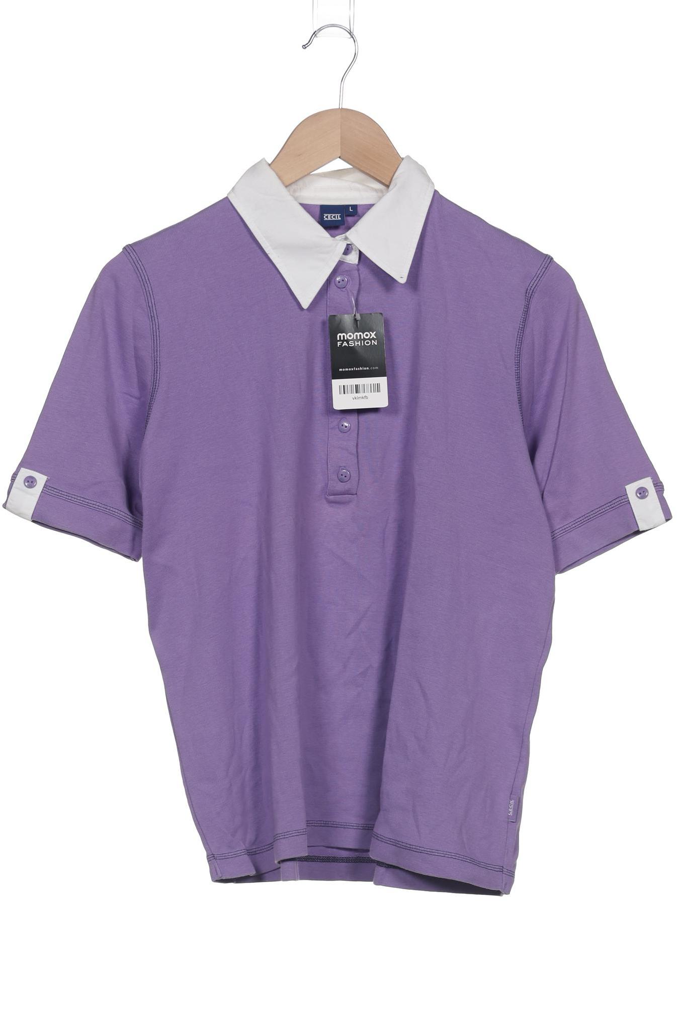 

Cecil Damen Poloshirt, flieder, Gr. 42