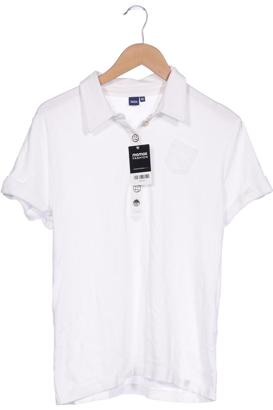 

Cecil Damen Poloshirt, weiß, Gr. 46