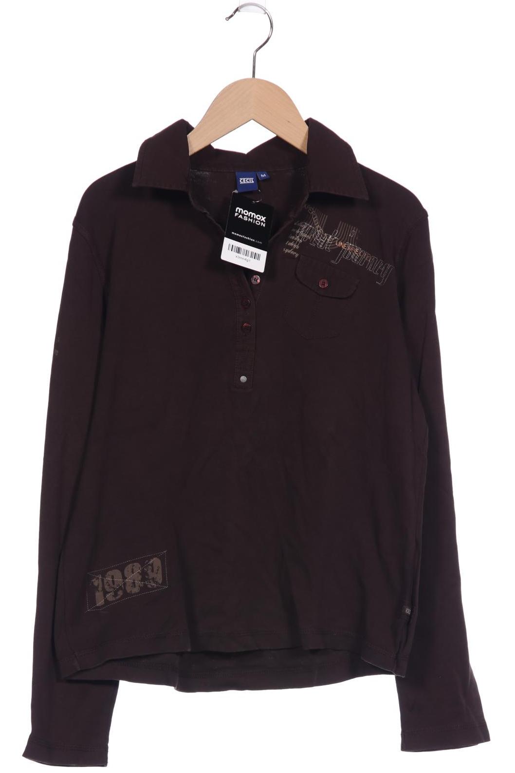 

CECIL Damen Poloshirt, braun
