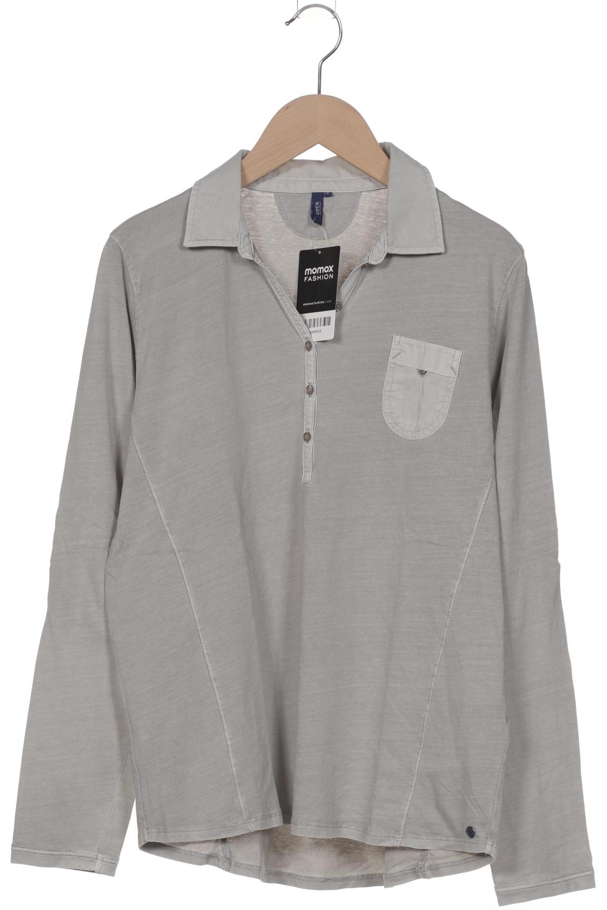 

Cecil Damen Poloshirt, grau, Gr. 36