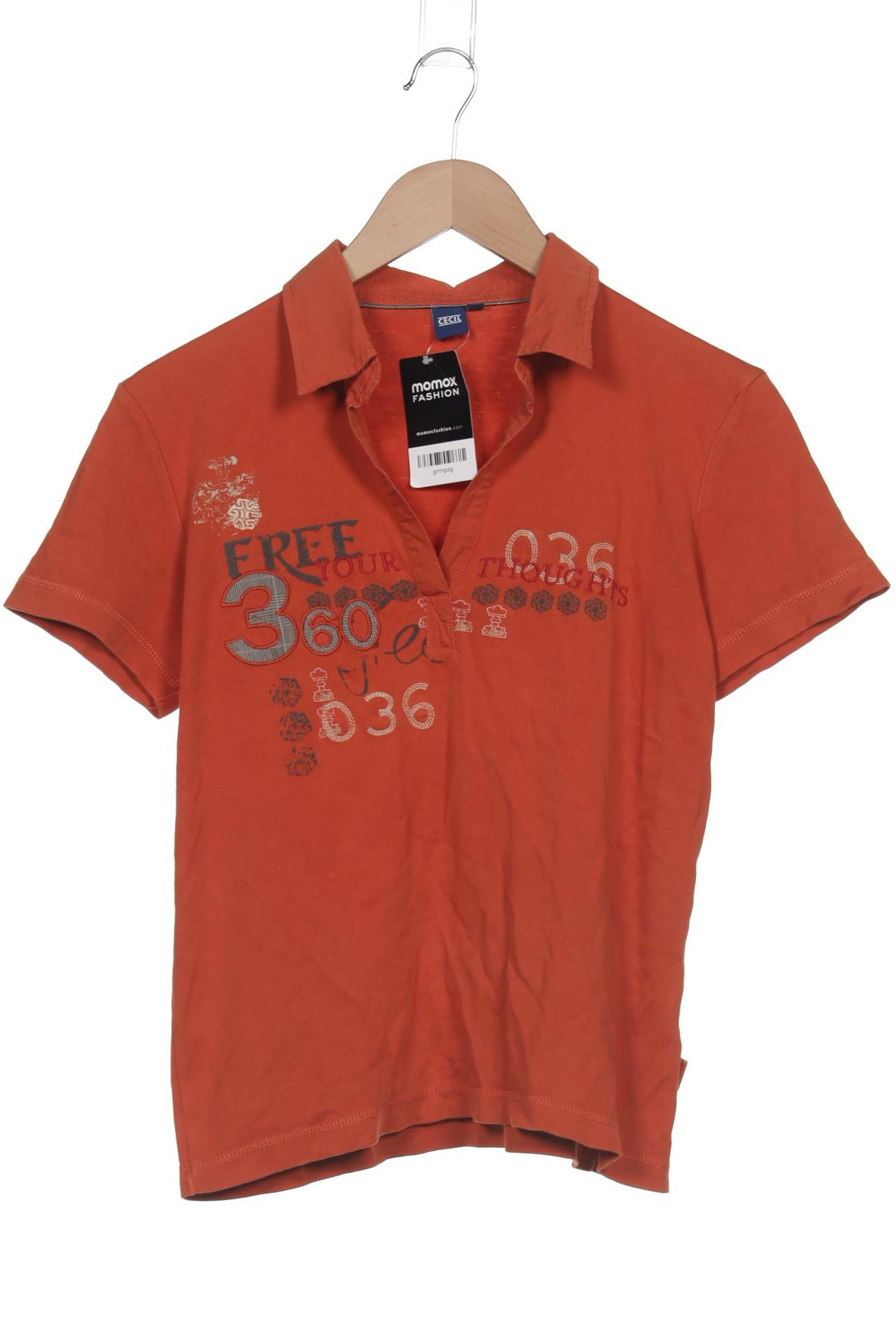

Cecil Damen Poloshirt, orange, Gr. 38